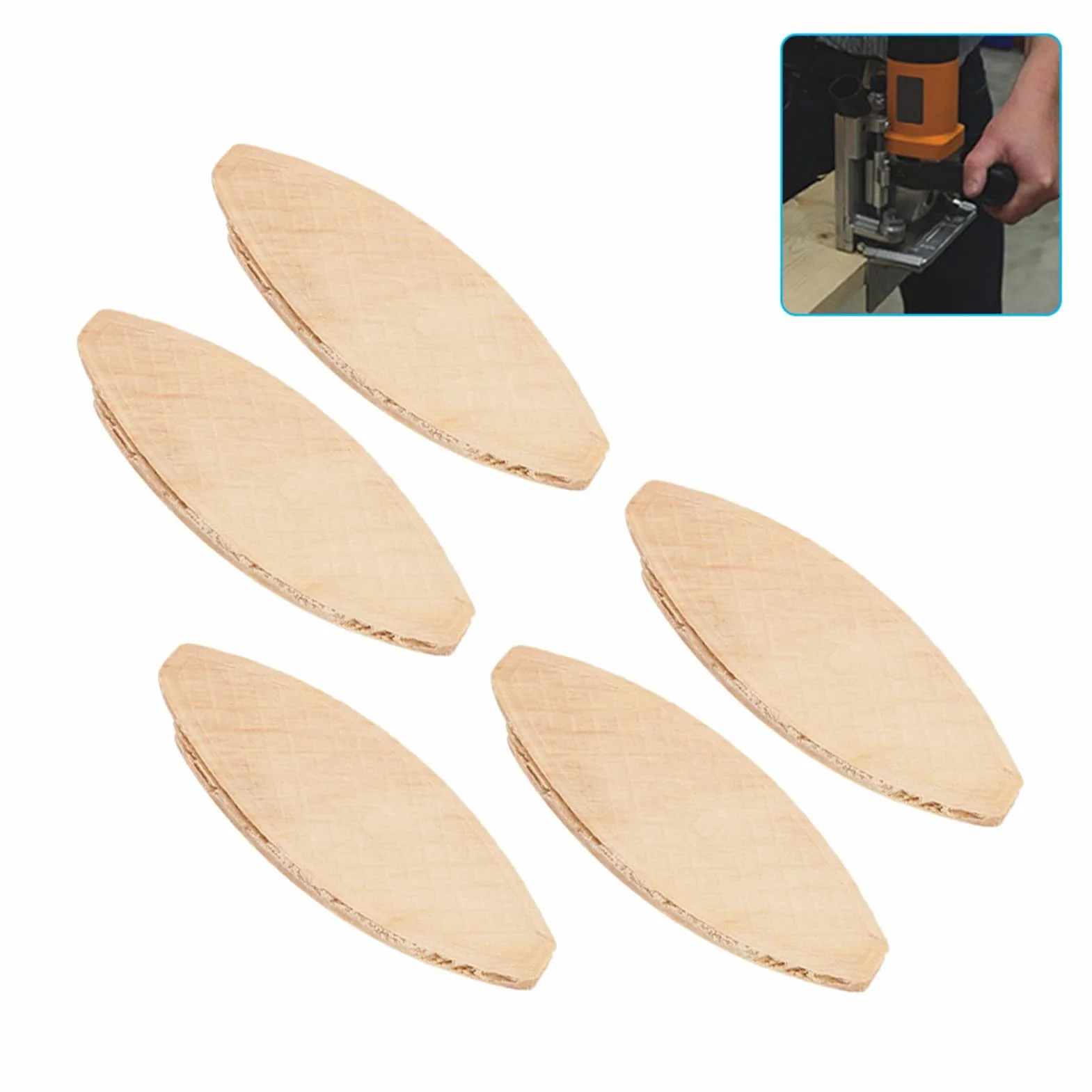 Outil D'accueil pour Planches de Bois, Assemblage de Biscuits, 100 Pièces, 0#10#20# (20#)