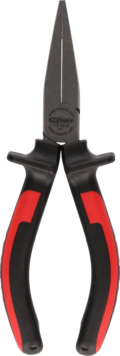 KS TOOLS 115.1016 - Pince à Becs Plat - Gamme Ergotorque - L. 165 mm