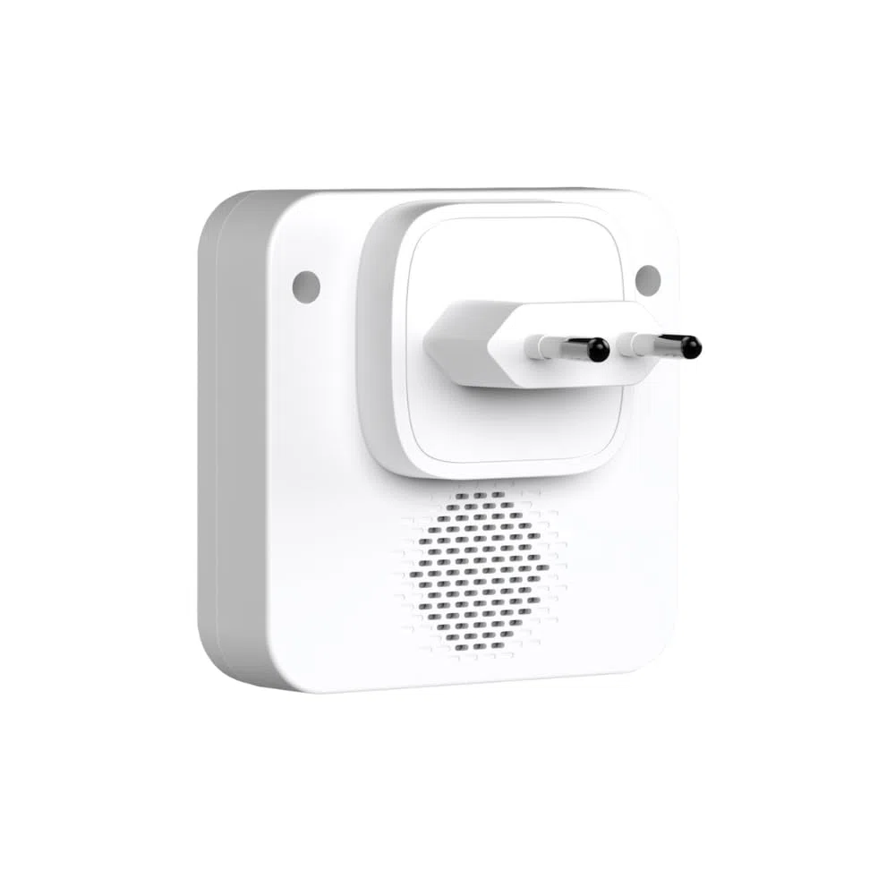 DRINGG, Sonnette connectée WiFi + RF (Bouton IP65 + Carillon intérieur), Notifications sur Smartphone, Longue portée, IP65