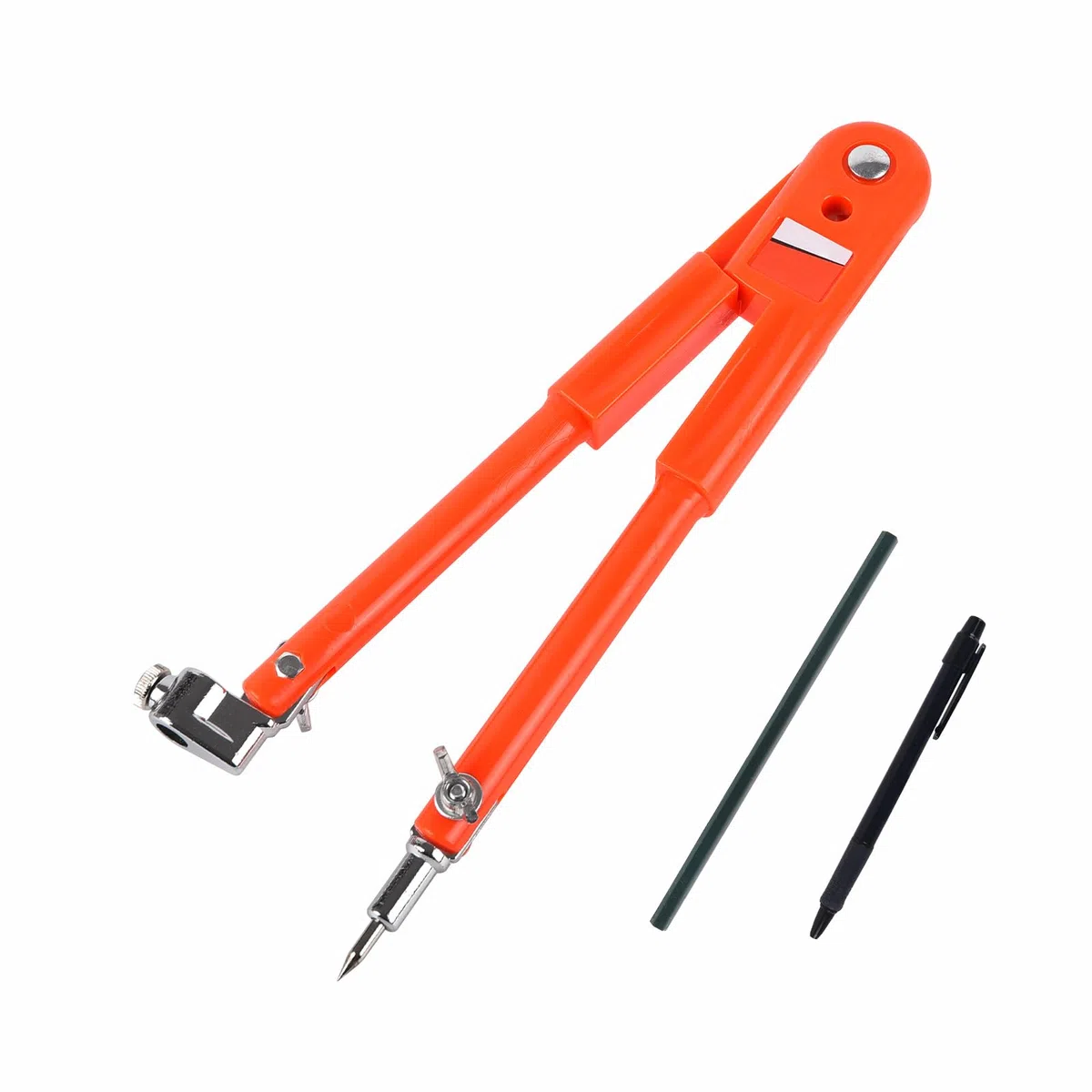 Boussole professionnelle pour le travail du bois, grande boussole, outils de charpentier pour dessin, dessin, travail du métal, 25 cm