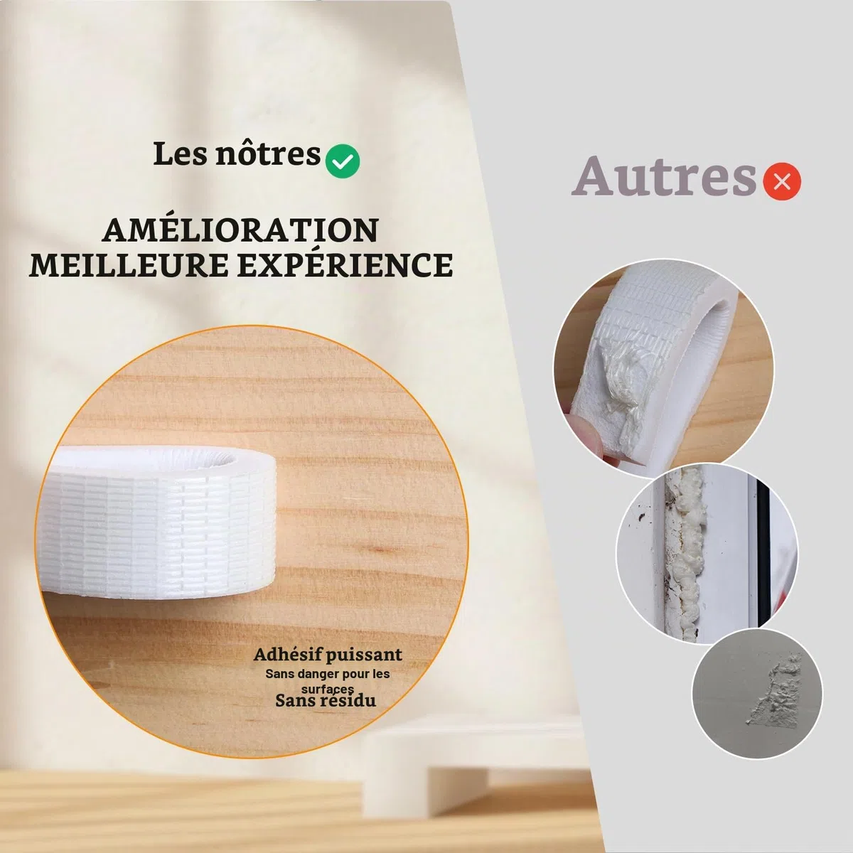 Storystore Joint Isolation pour Porte Fenêtre, Joint Adhésif en Mousse Caoutchouc, 2 Rouleaux 25mm(l) x20mm (H) x2m(L) Bande Caoutchouc Joint Isolation du Bruit Froid, Anti-collision, Antichoc, Blanc
