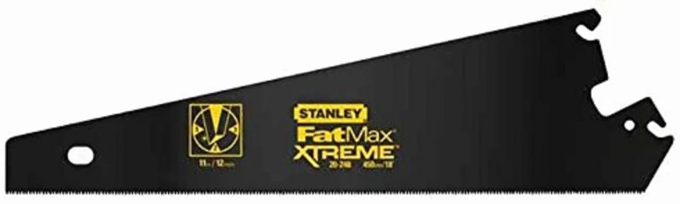 STANLEY - 0-20-204 Lame Xtreme Fine 450 Mm 1P Apl - Gamme FATMAX - Fabriqués En France - Système InstantChange - Denture JetCut 11 Dents - Traitement Blade Armor