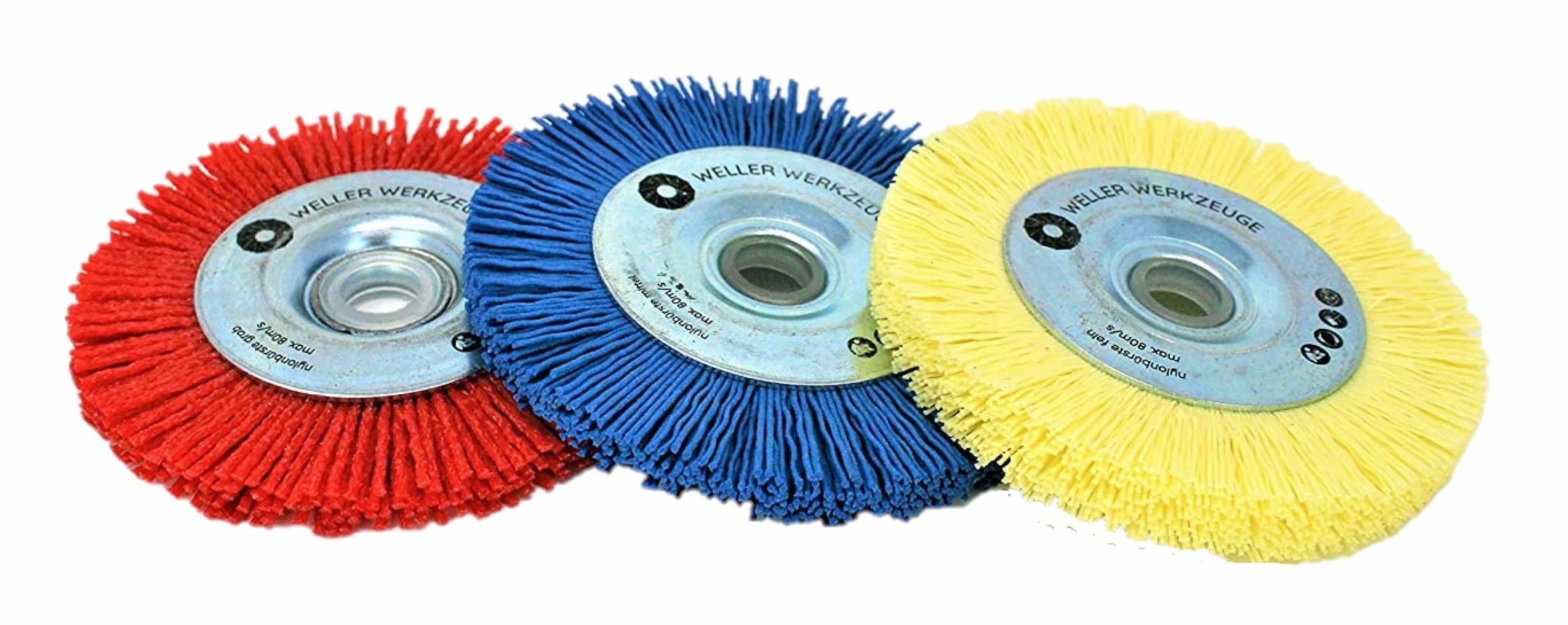 Lot de 3 brosses en nylon pour Bosch GWS 10,8 12 V 76 Accessoires en acier inoxydable et disques abrasifs pour bois