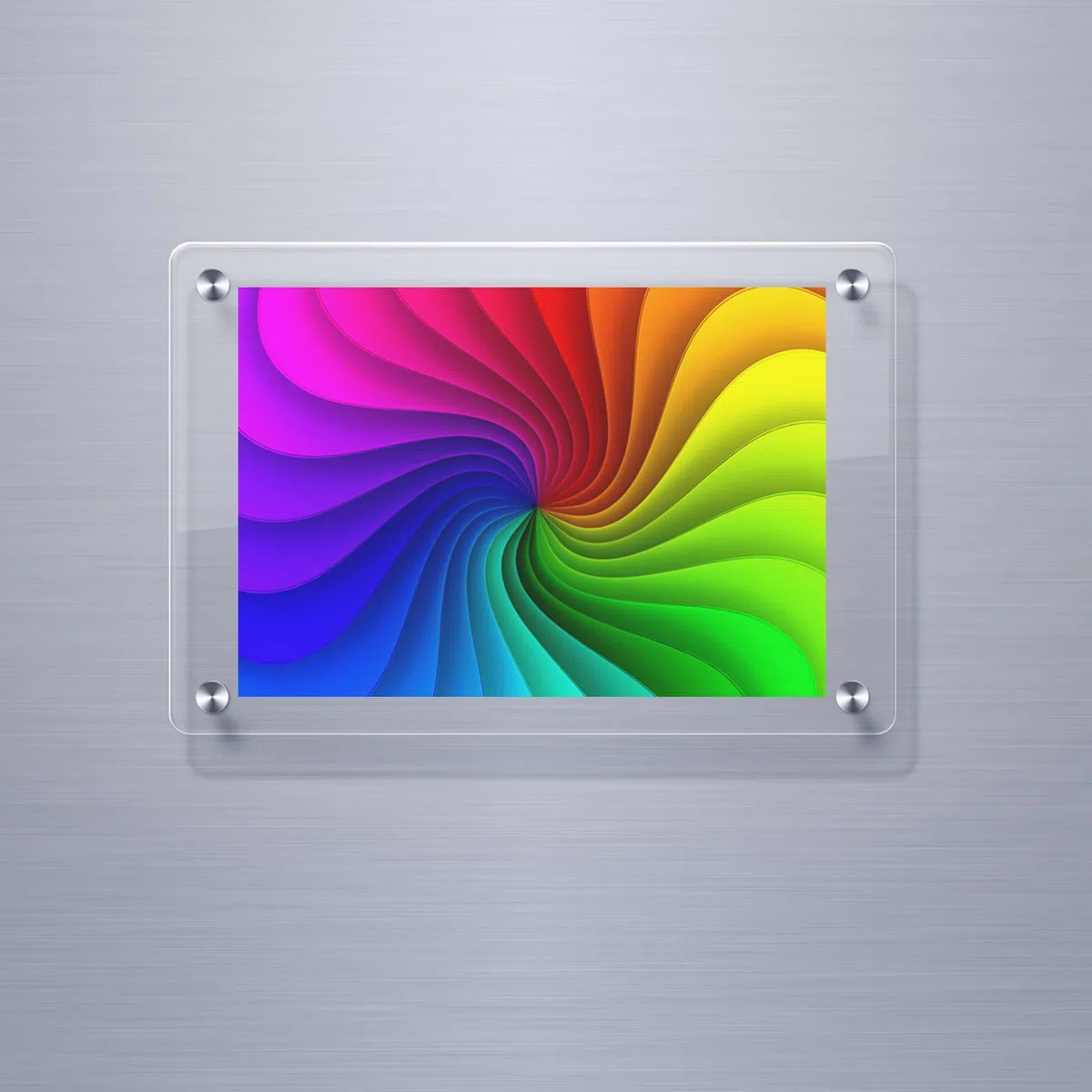 Vis d'écartement en Acier Inoxydable Entretoises de Verre Support Vis Publicité pour Plaque Cadres Photo Affiches Acryliques 16x30mm 8 Pièces