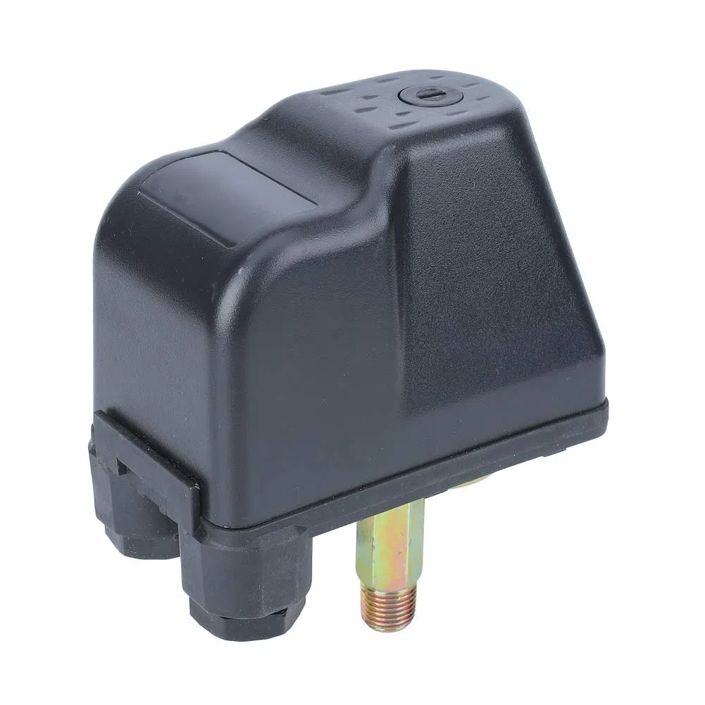 Pressostat Pompe, Filetage Extérieur G1/4 Tension 220 V Convient pour Les Pompes à Jet d'eau Les Pompes Automatiques et Les Pompes à Pression, Capteur scellé en Acier Inoxydable