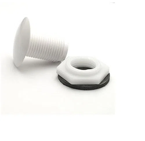 Bouchon d'obturation pour trou de chasse d'eau / trop-plein blanc pour trou de 20 mm