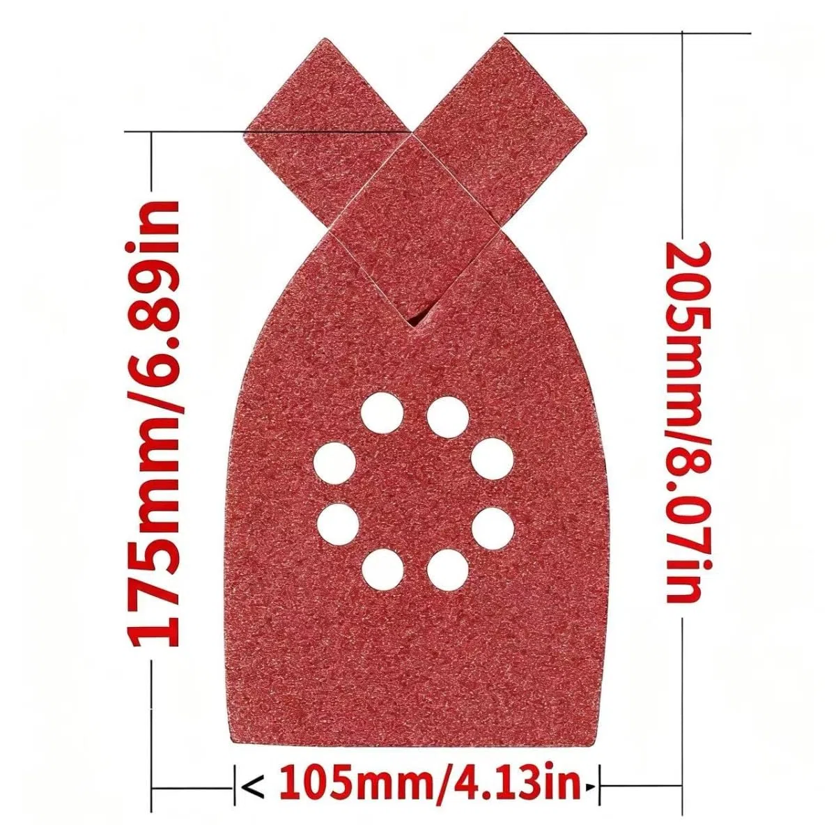 50 feuilles papier abrasif pour ponceuse,feuilles abrasives Applicable à black et decker ka220g ka230 ponceuse Divers grains 40,60,80,100,120 grains