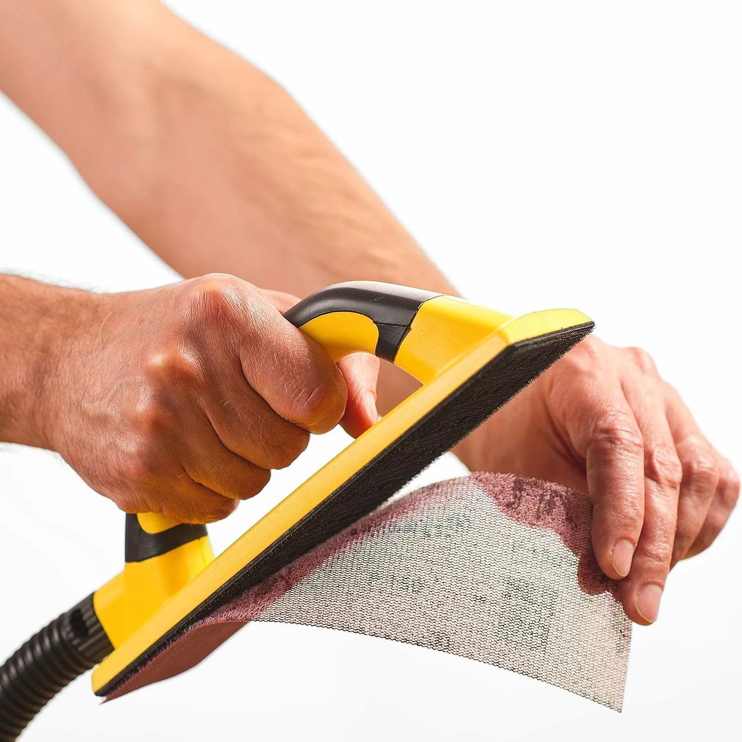 Mirka Abranet Bande abrasive en filet 80x230mm / Feuilles abrasives auto-agrippantes/grain P180 / 10 pièces / AE175F1018 / pour poncer sans poussière le bois, le mastic, la peinture, le plastique