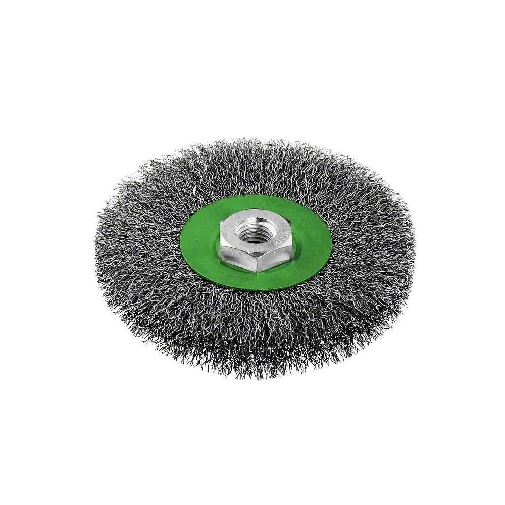 Bosch Accessories 2608622107 Brosse circulaire en inox 115 mm 0,3 mm M14 Vert