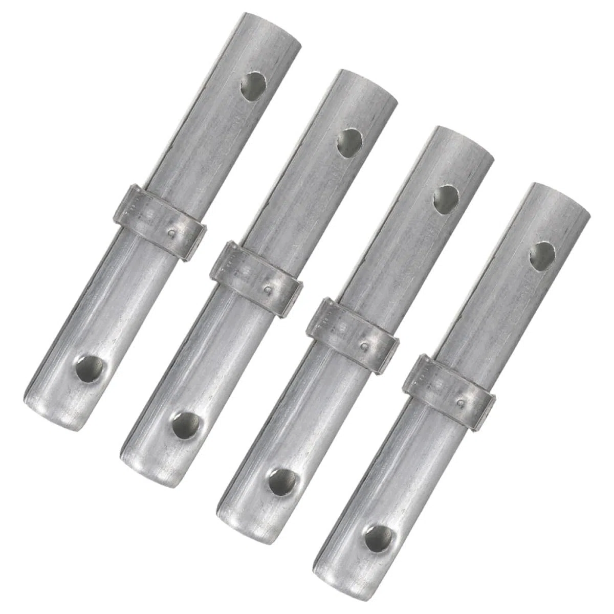 OSALADI Goupilles de Verrouillage Accessoires Mobiles Précis pour Échafaudage 4pcs en Acier Argenté pour Environnements de Construction