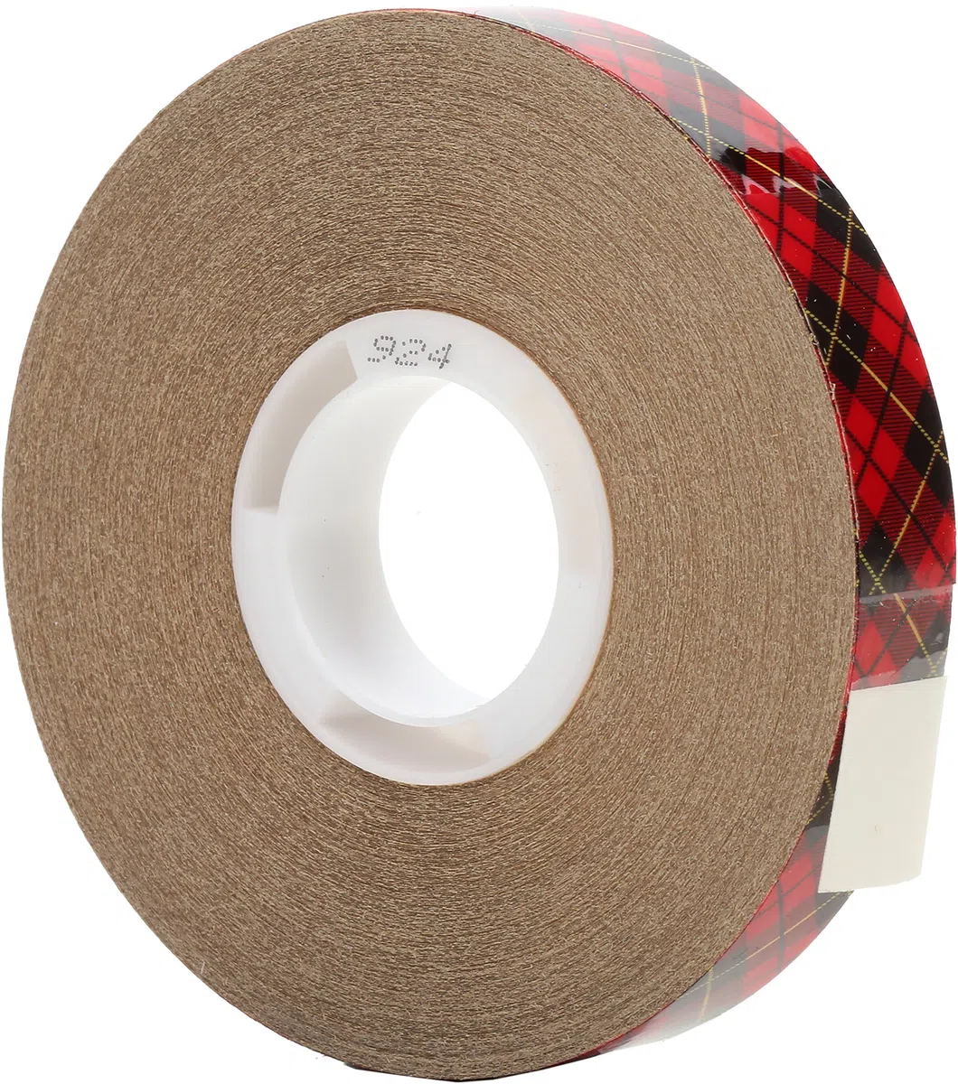 3M Scotch 924 ATG Tape: 1/2 in. x 36 yds. (Clear Adhesive on Tan Liner)