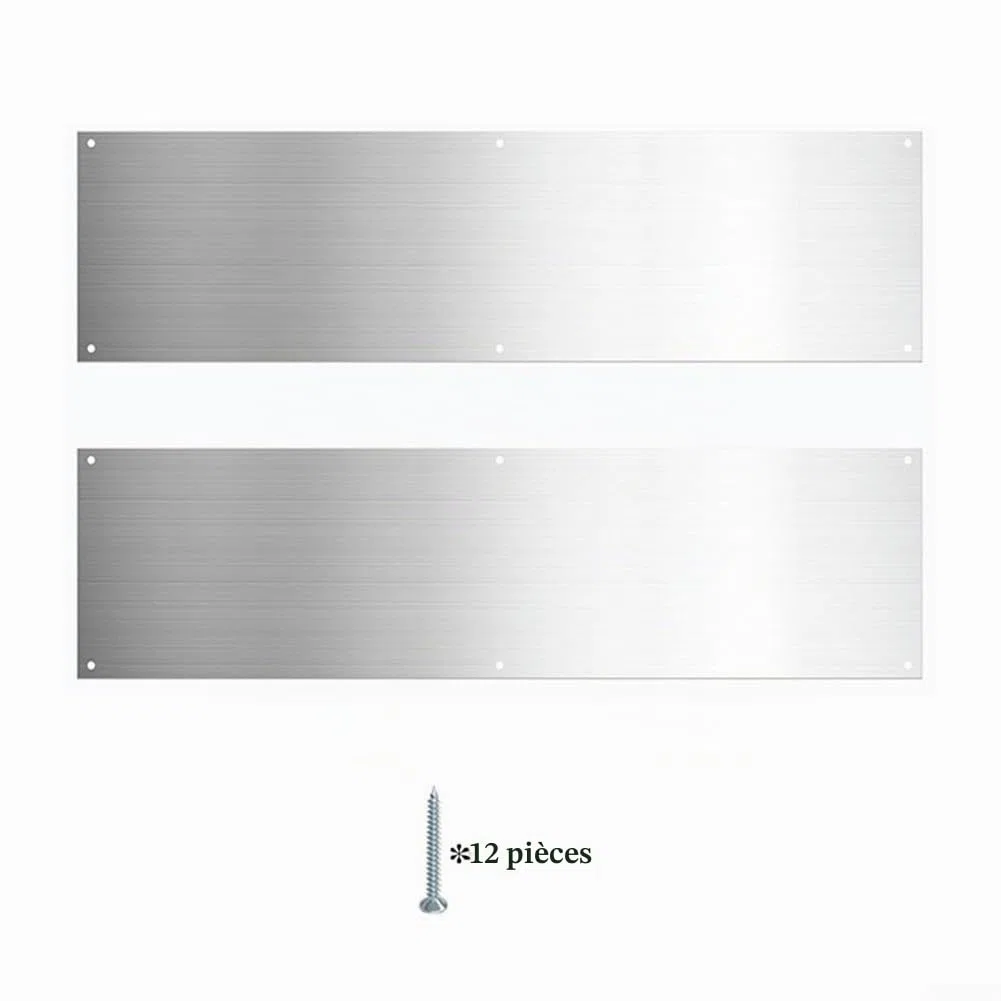 Plaque de porte, protection de porte extérieure, accessoire de rechange pour portes extérieures