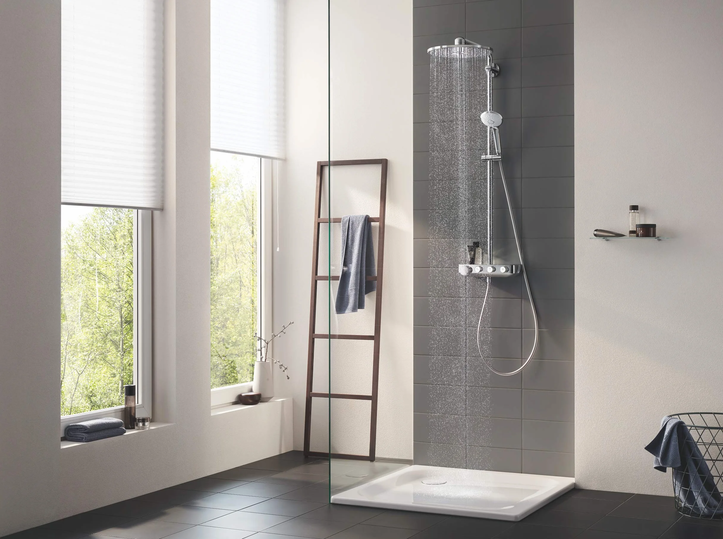 GROHE Colonne de Douche avec Mitigeur Thermostatique Euphoria Smartcontrol System 310 mm Duo 26507000