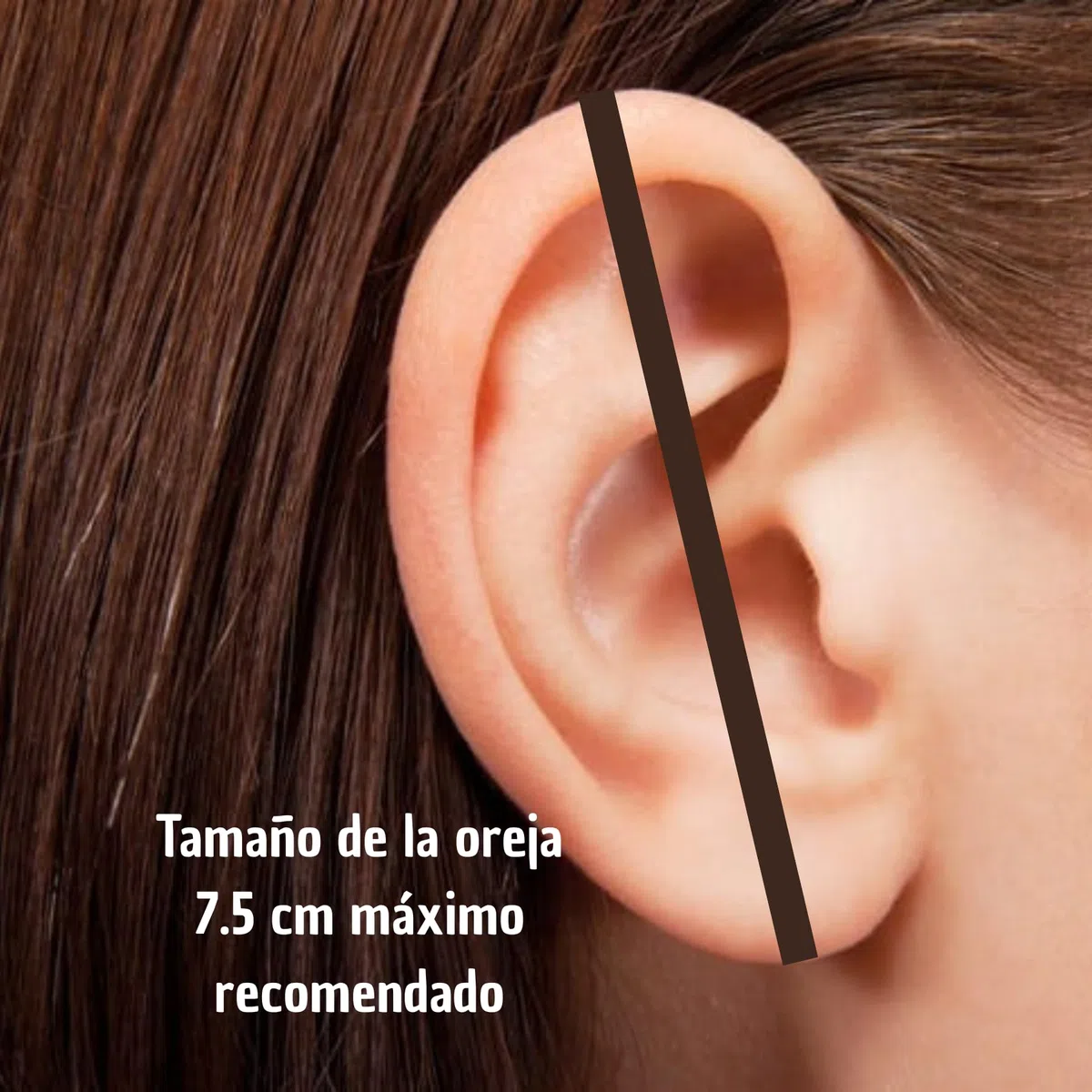 Boucle d'oreille anti-perte d'auditif pour surdité | Chaîne de retenue pour soutenir les aides auditives sourdes | Empêche les chutes et les pertes accidentelles d'amplificateurs ou d'implants