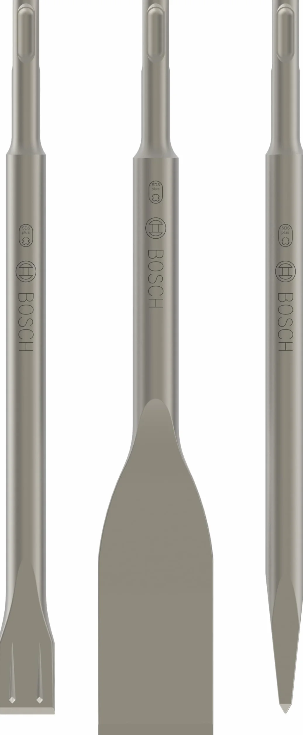 Set de 3 burins SDS Plus (BURIN+PIC+LARGE) BOSCH 2607019159