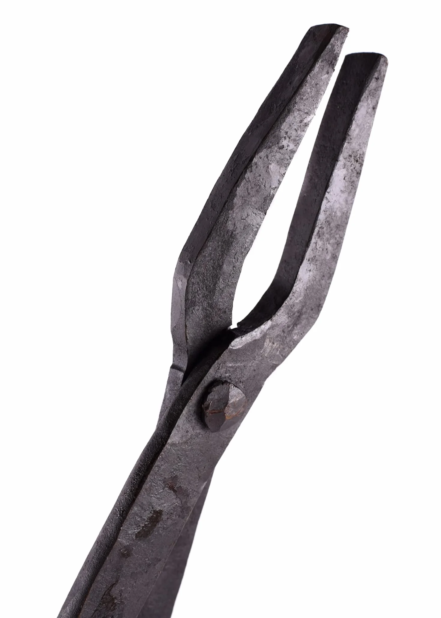 Schmiedezange, pince plate; dimensions: env. 38 cm
