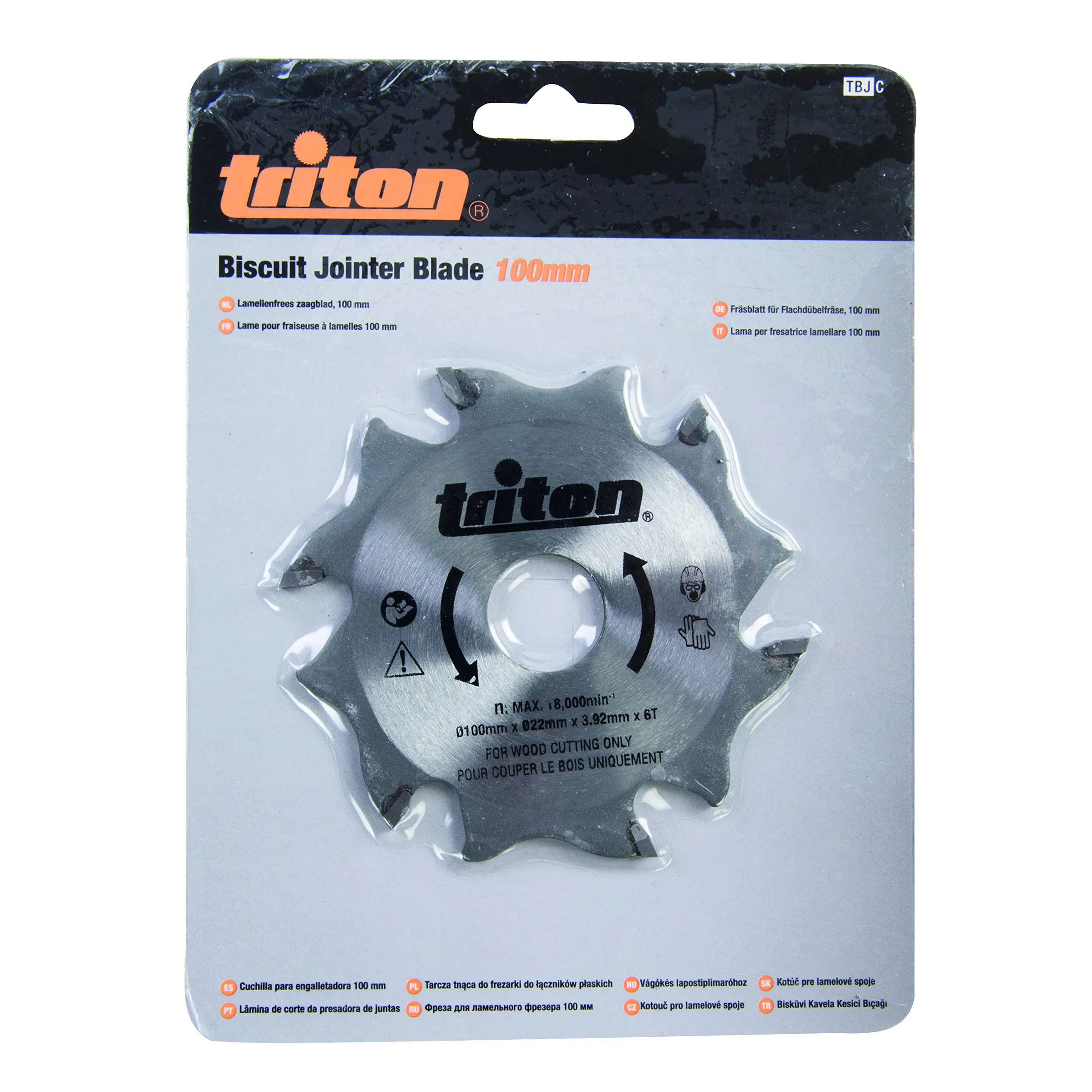 Triton TDJ600 Lame pour fraiseuse à lamelles 100 mm