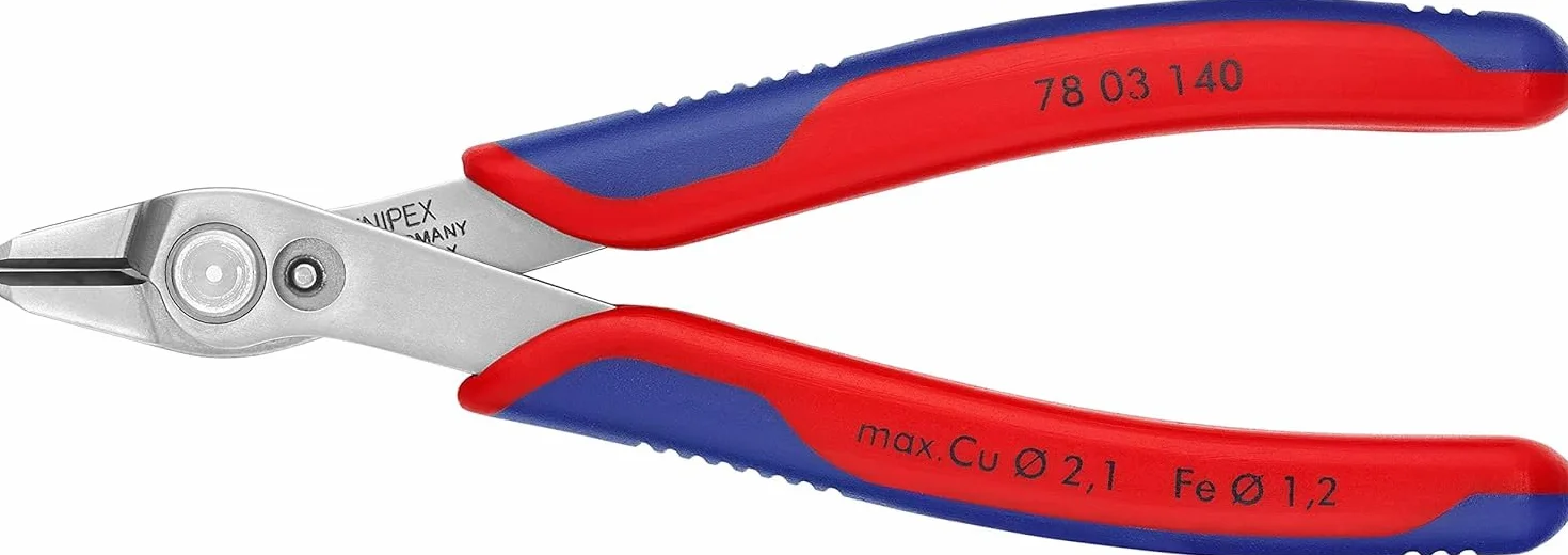 KNIPEX Electronic Super Knips XL avec poignées multimatières 140 mm, 78 03 140