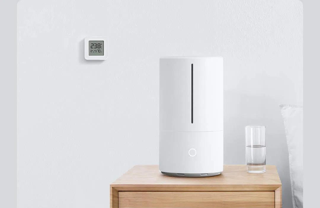 Xiaomi Mi Temperature and Humidity Monitor 2 moniteurs pour Le contrôle de la température et de l'humidité, Lot de 2 pièces, Blanc, Large