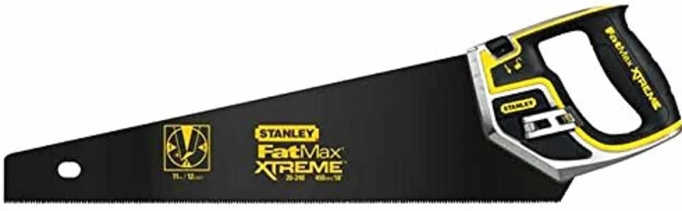 STANLEY - 0-20-204 Lame Xtreme Fine 450 Mm 1P Apl - Gamme FATMAX - Fabriqués En France - Système InstantChange - Denture JetCut 11 Dents - Traitement Blade Armor
