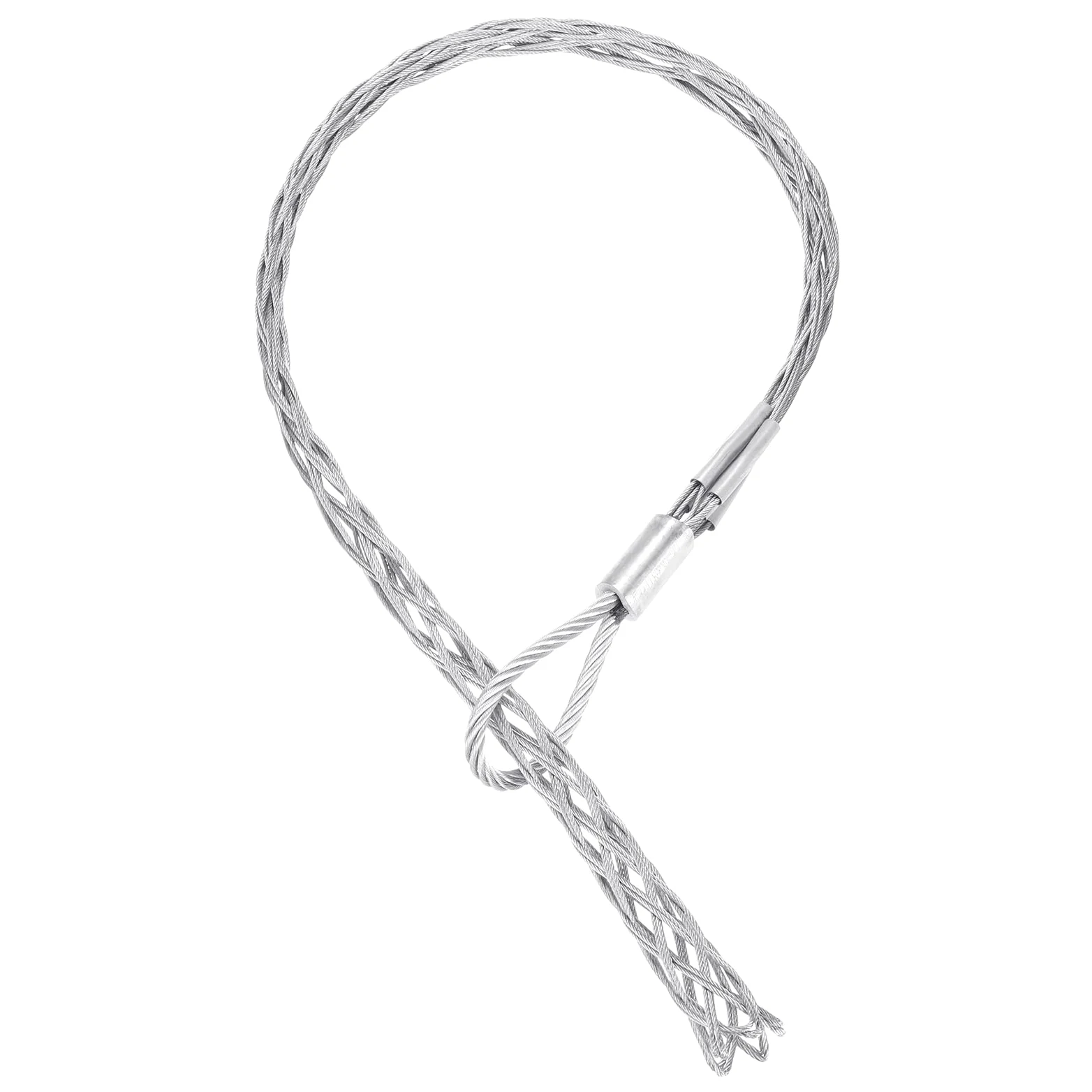 QUARKZMAN 20-30mm OD Câble Chaussettes de Tirage Grip 0.9M Tirage à La Main Avant Maille de Tirage de Fil Chaussettes Grip Outils de Tirage de Fil en Acier Galvanisé