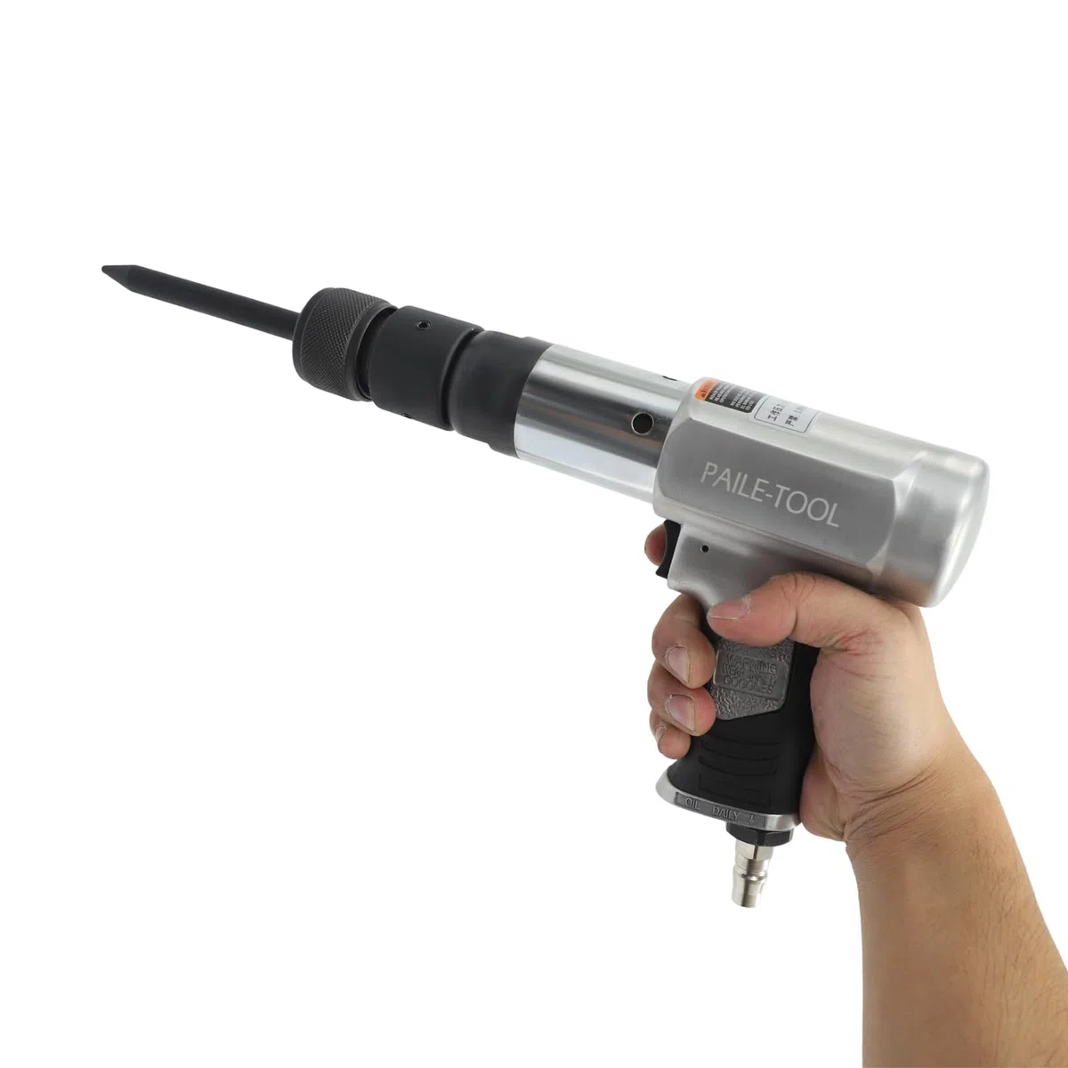 Marteau à air comprimé, burineur pneumatique 2200 BPM, marteau burineur pneumatique avec tige de 10 mm, 0,6-0,8 MPa, pour carrosserie, pneumatique