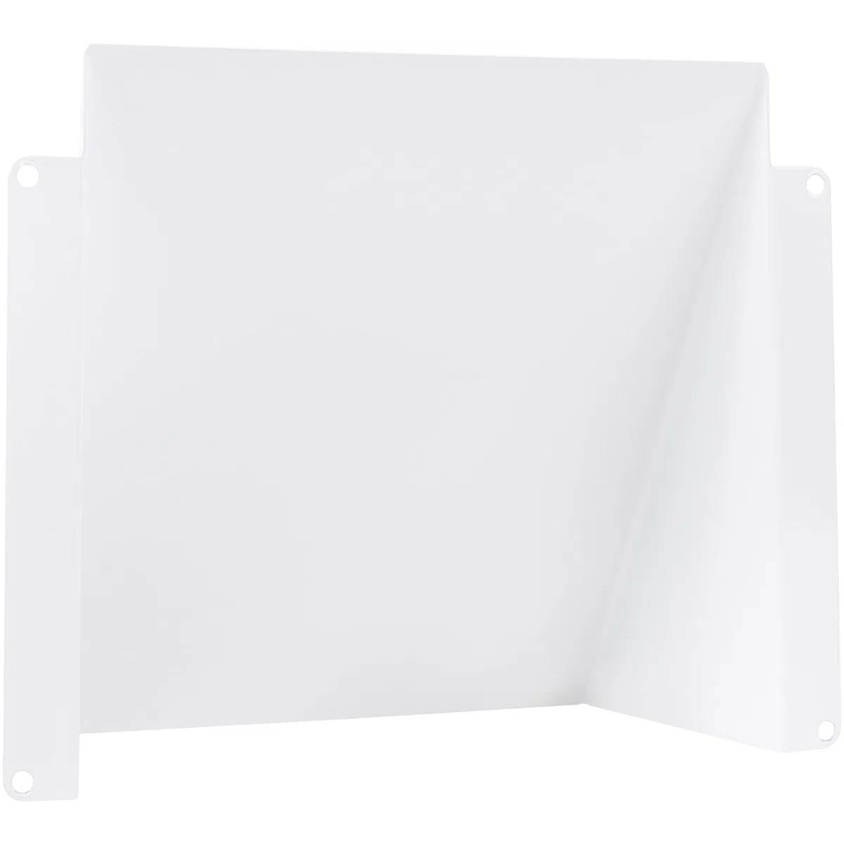 Vent Systems 15,24 x 15,24 cm Déflecteur de Ventilation en Acier Galvanisé Blanc – Déflecteur de Ventilation pour Sèche-Linge Mural et Climatisation – Protection d’Évacuation Extérieure pour