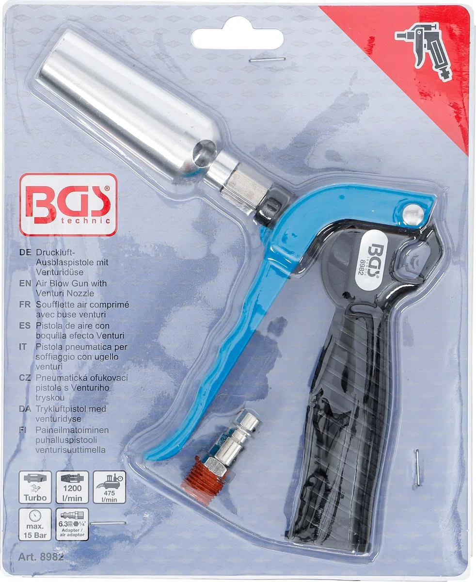 BGS 8982 | Soufflette air comprimé avec buse venturi