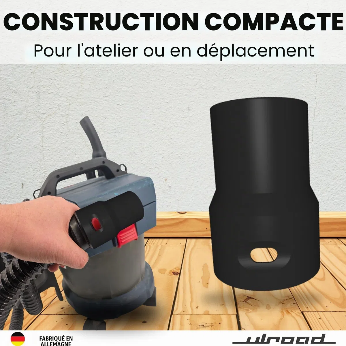 Compatible avec Bosch Click and Clean - Adaptateur pour défonceuse Makita RT0700 RT0702 RT0700CX2J KATSU 101750 - Accessoire d'aspiration C35