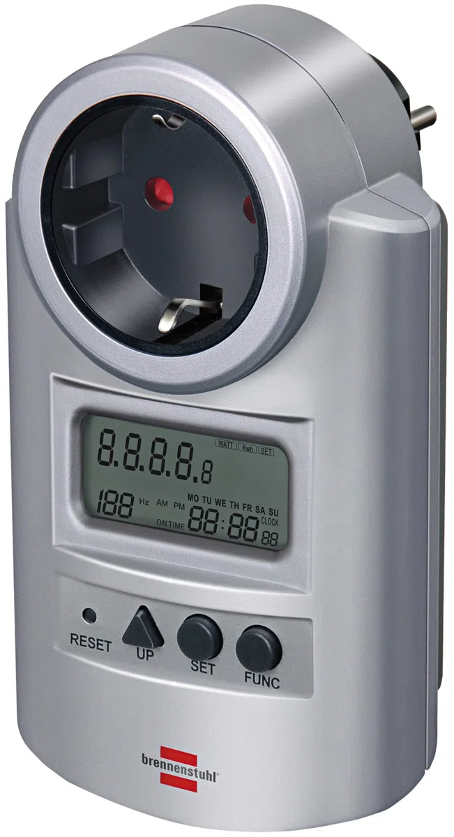 Brennenstuhl 1506600 Primera-Line PM 231 E Appareil de mesure de consommation d'énergie, 230 V, Gris, 5 m