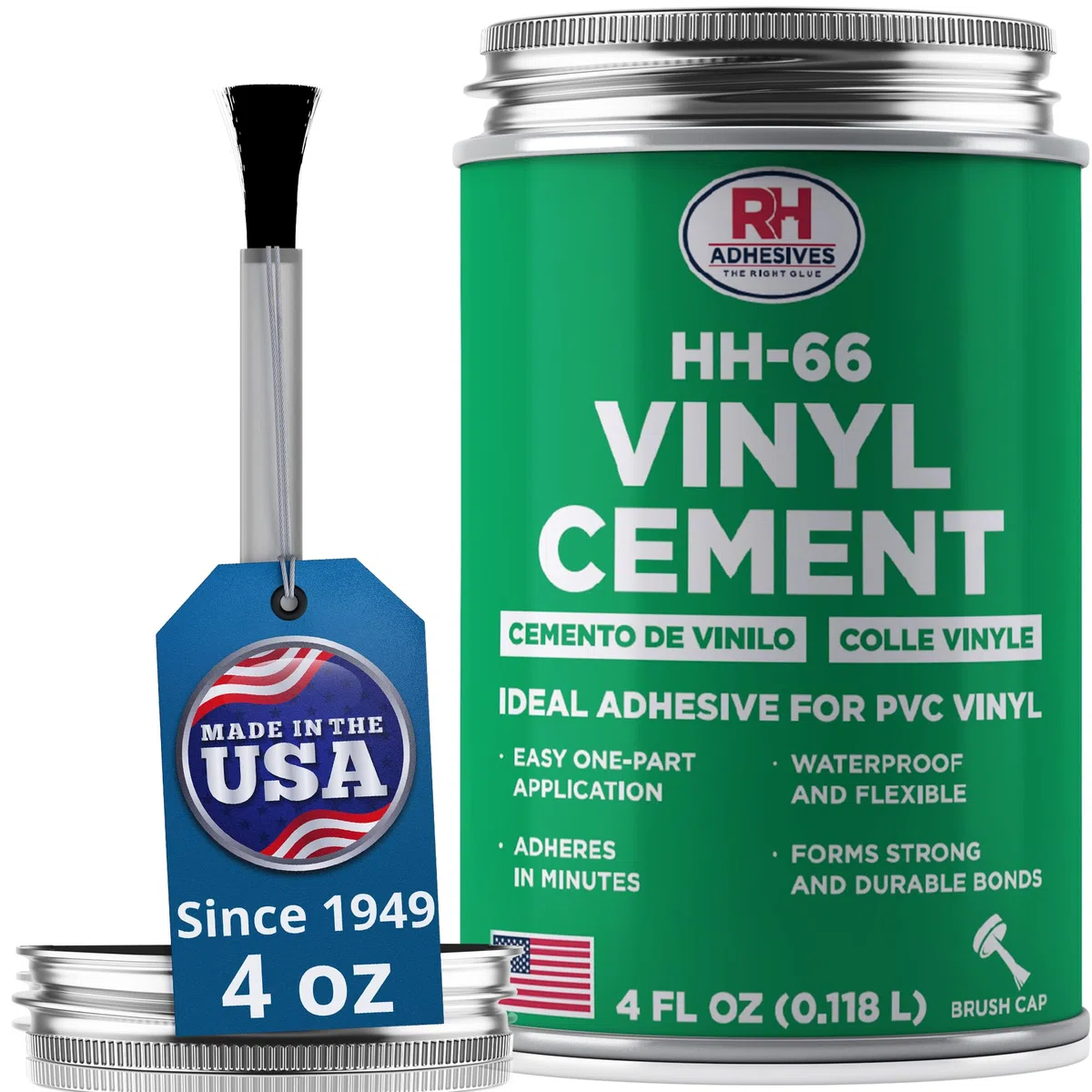 Ciment vinyle HH-66, boîte de 118 ml