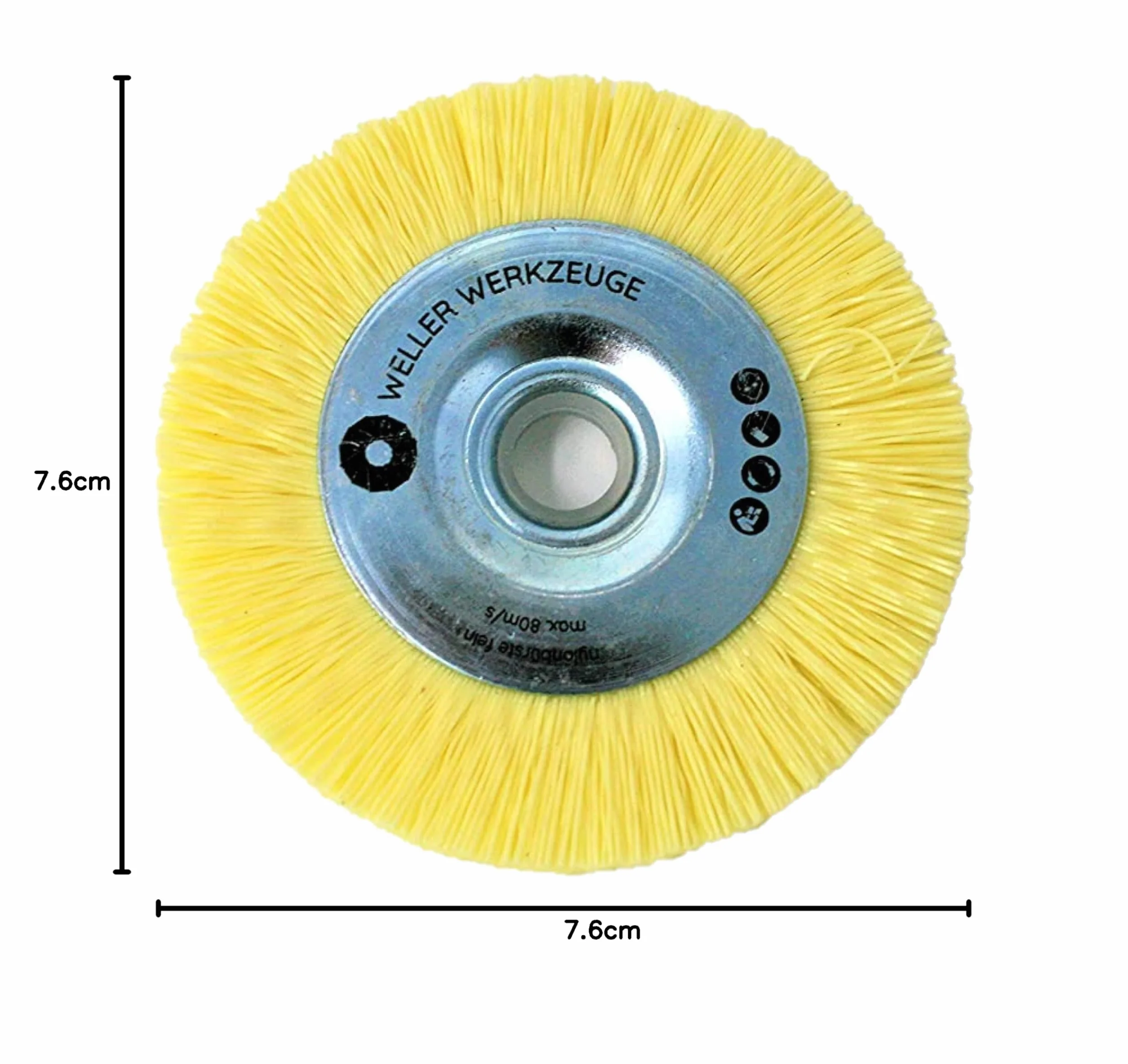 Lot de 3 brosses en nylon pour Bosch GWS 10,8 12 V 76 Accessoires en acier inoxydable et disques abrasifs pour bois