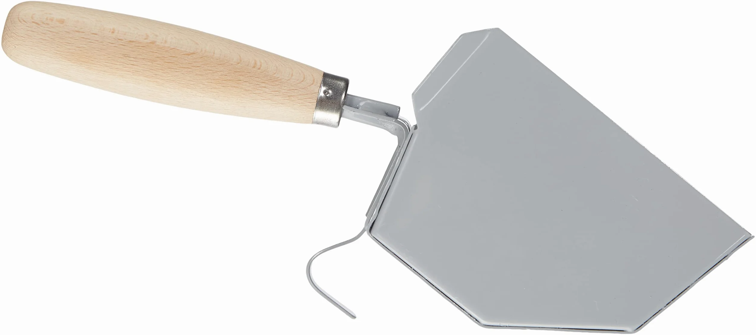 KOTARBAU Truelle à Colle 100-420 mm Poignée en Bois Truelle à béton cellulaire louche à béton cellulaire louche à mortier louche à béton Denture rectangulaire (100 mm) gris