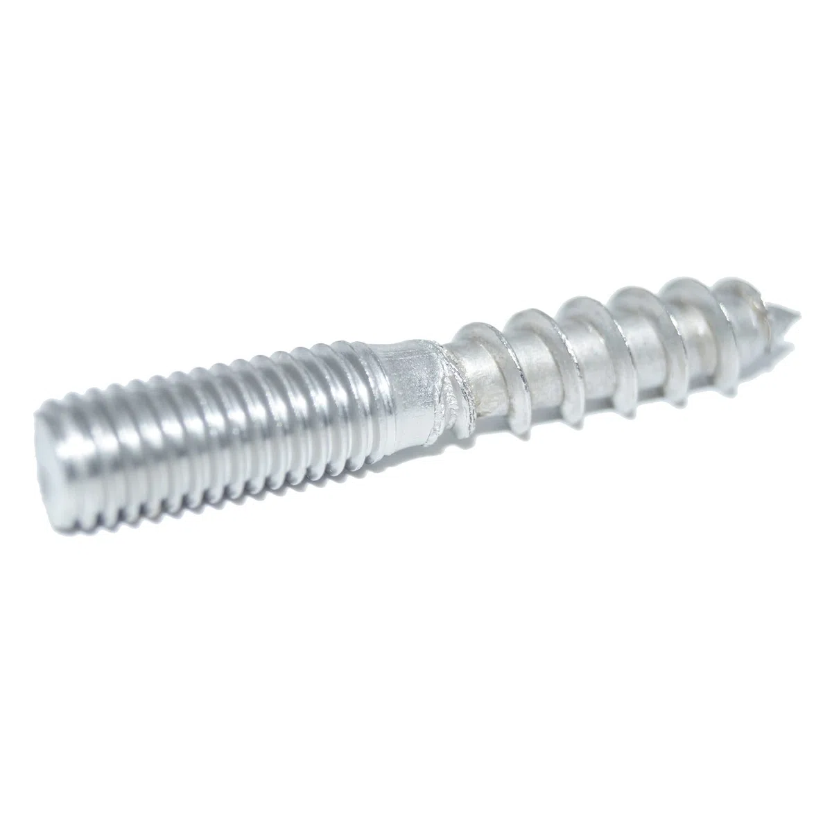 Lot de 5 vis à double filetage M6 x 180 - Sans surface de clé - En acier inoxydable A2 VA