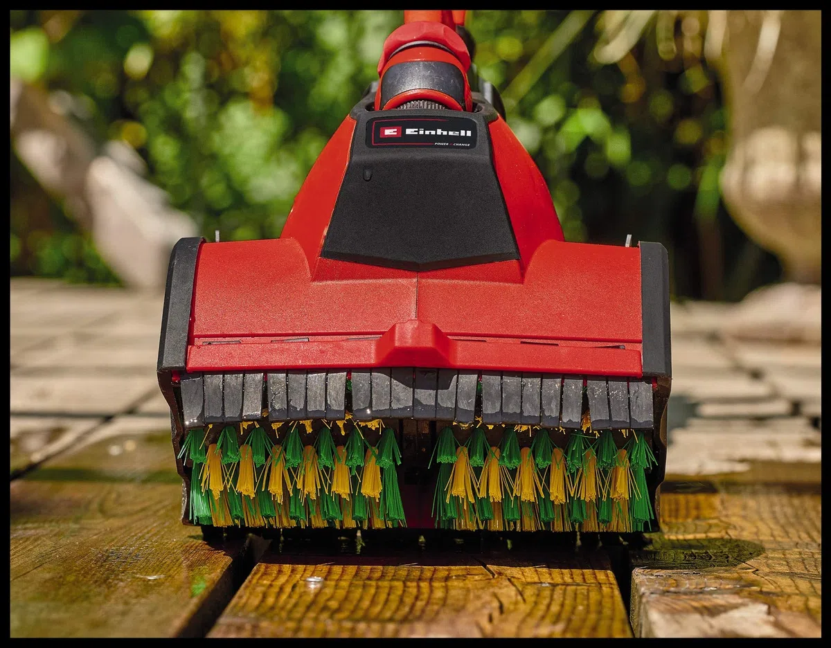 Einhell Brosse Soft pour Nettoyeur Multi-Surfaces (Compatible avec Le Nettoyeur Multi-Surfaces sans Fil PICOBELLA, adaptée aux Surfaces en Bois et gazons synthétiques, Largeur de Nettoyage 19,5 cm)