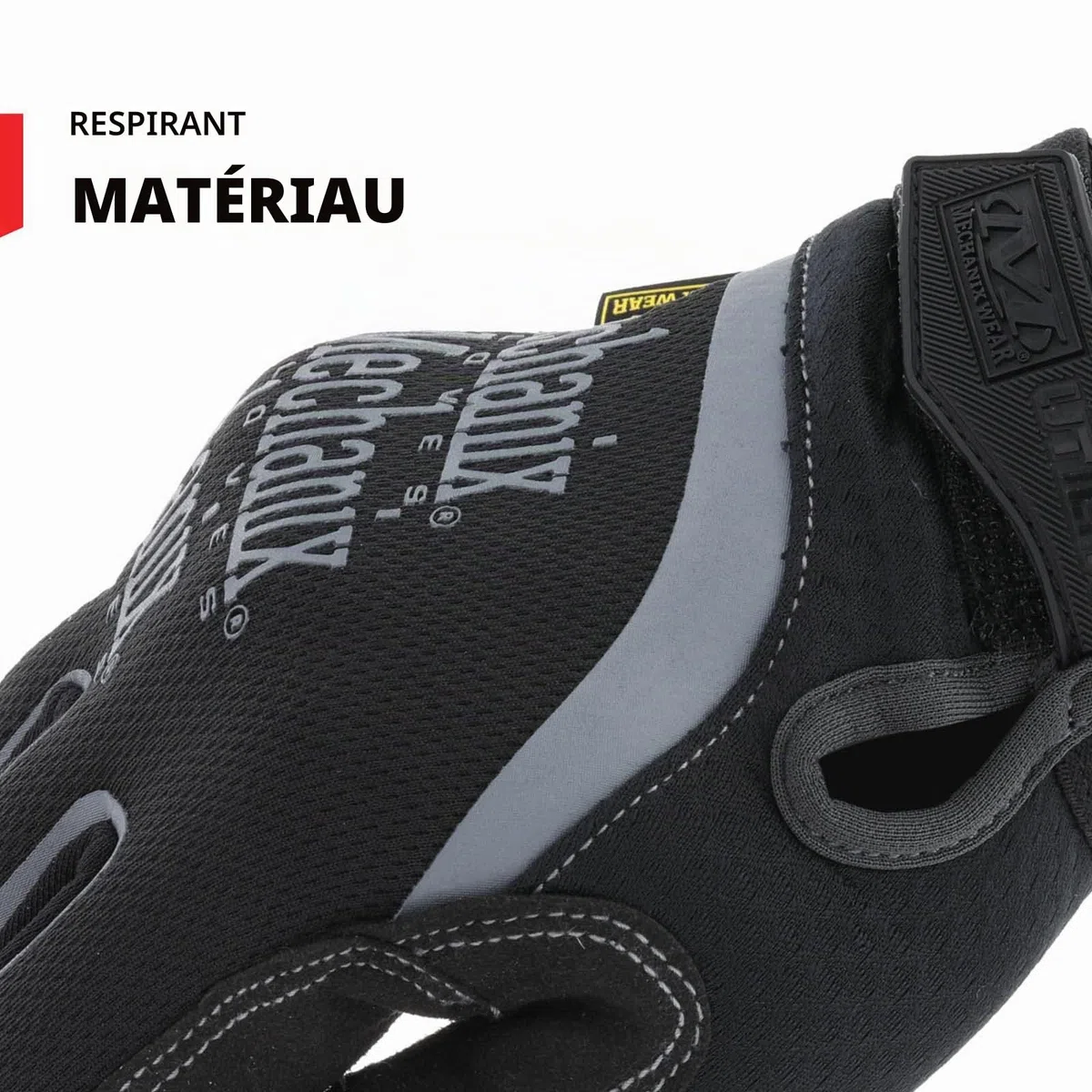 Mechanix Wear - Utility Gants (Medium, Noir)