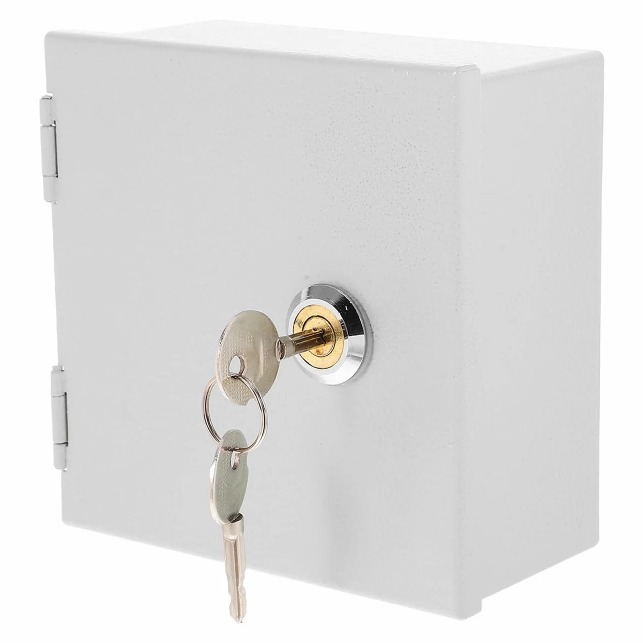 VALICLUD Boîte Électrique Murale Étanche Acier Inoxydable avec Serrure Boîtier de Protection Vandalisme pour Prises Électriques Extérieures et Intérieures Résistante Aux Éclaboussures et