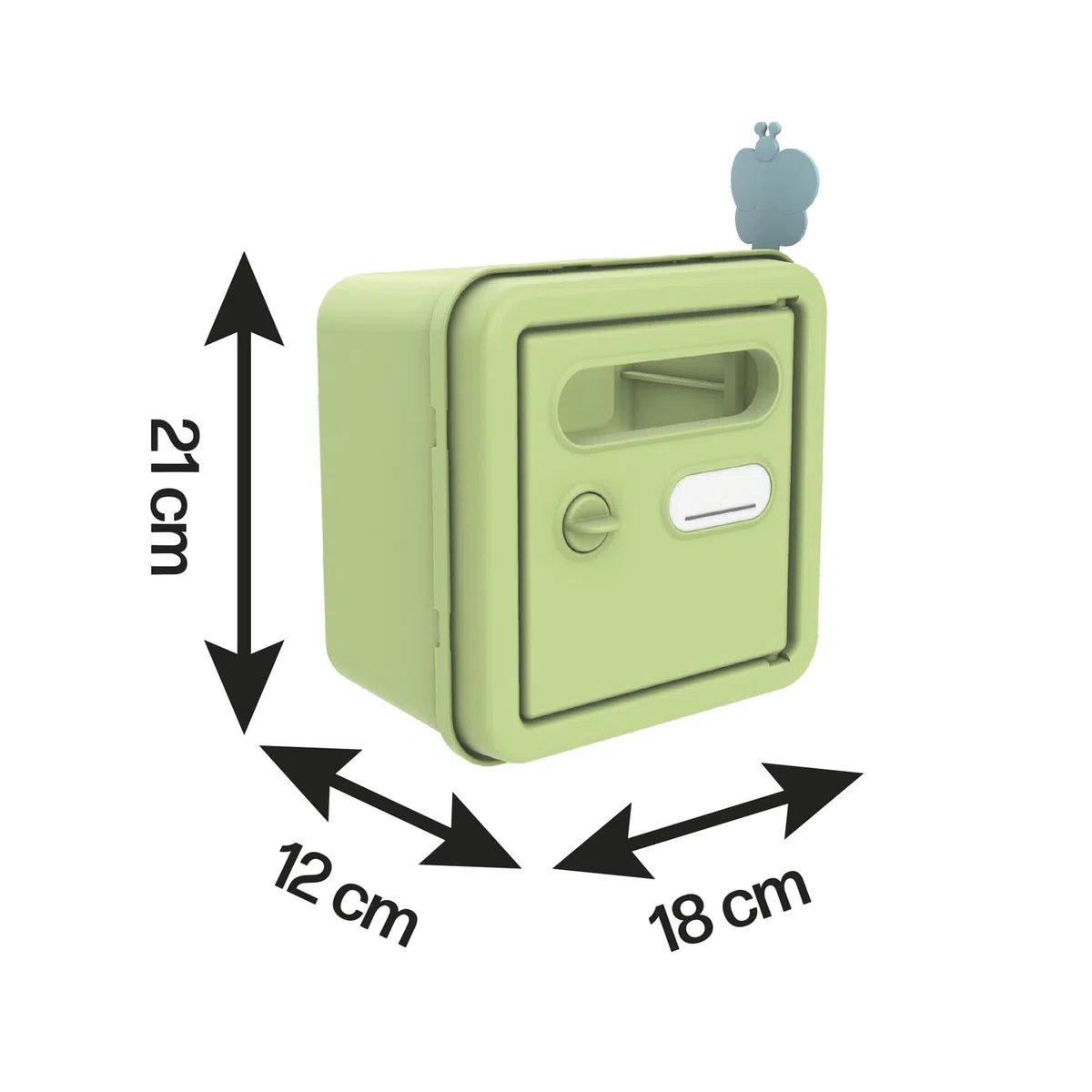 Smoby Life - Boite aux Lettres - Accessoire Maisons - Colis, Carte, Invitation, enveloppe Inclus - Matière Recyclée - A Partir de 2 Ans - Fabrication Française