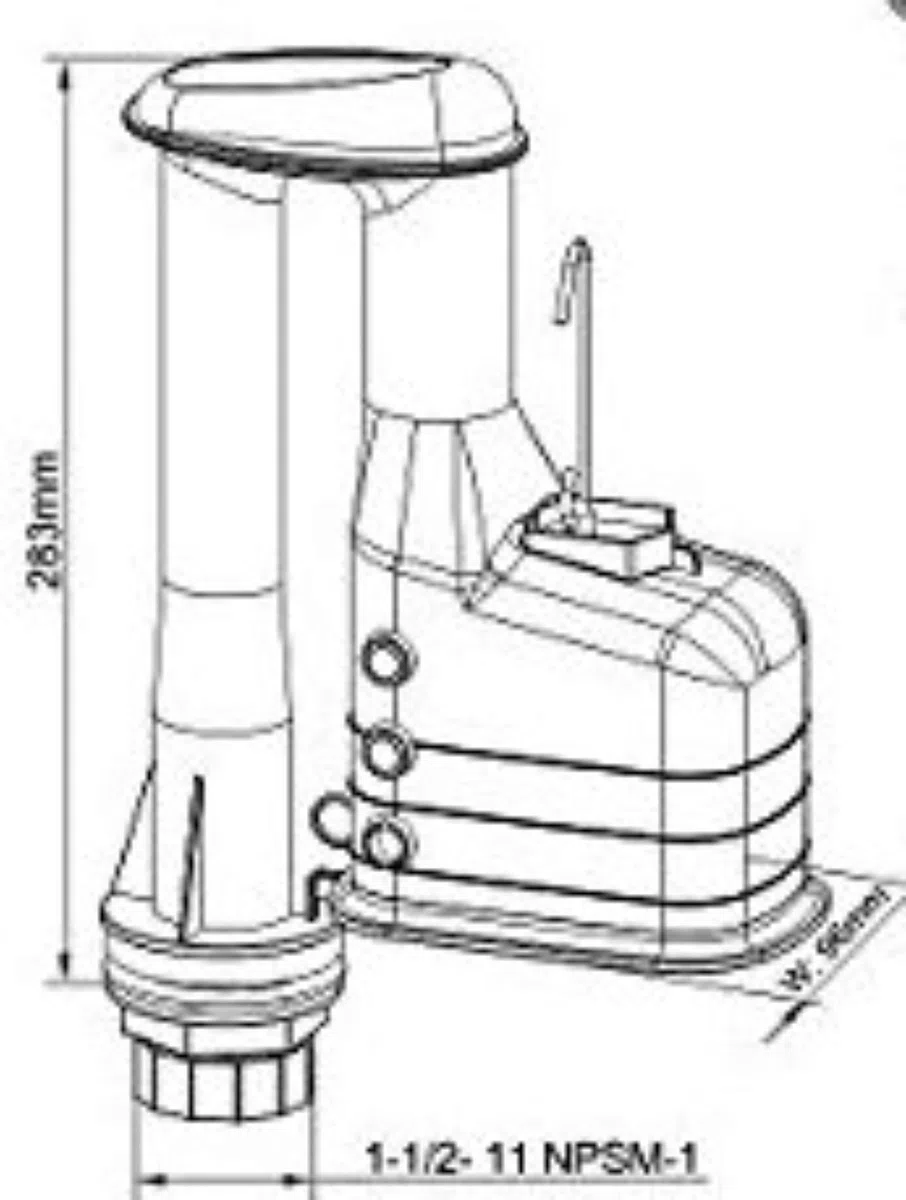 Height and Flush Adjustable Toilet Syphon Cistern Siphon(UPC,CE WRAS Approved) DIY Fit by HOUSLER