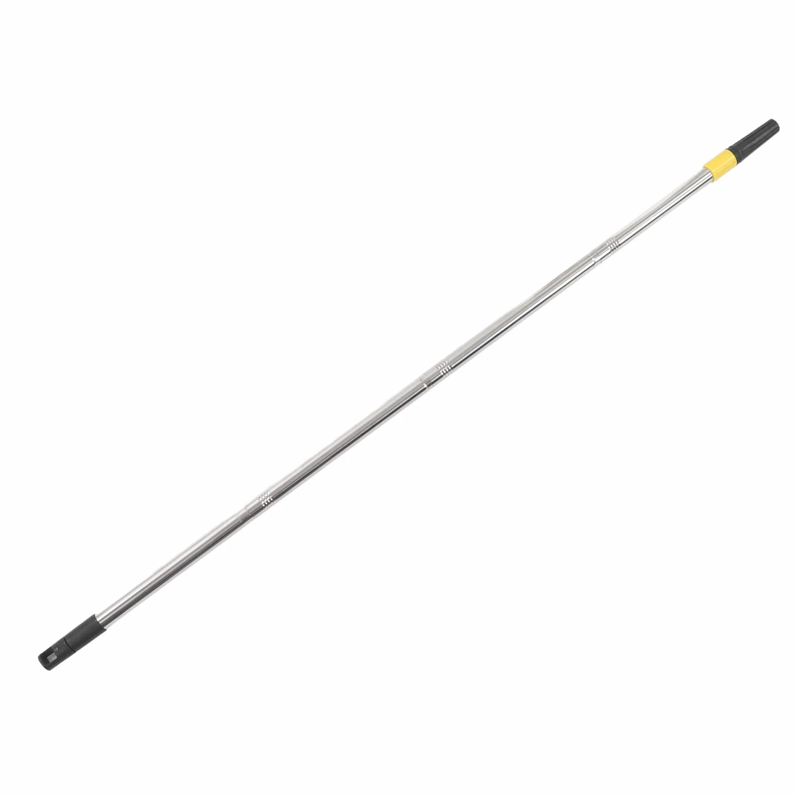 Perche d'extension, Construction robuste avec joints baïonnette Acier inoxydable polyvalent pour peinture murs ampoules nettoyage gouttières