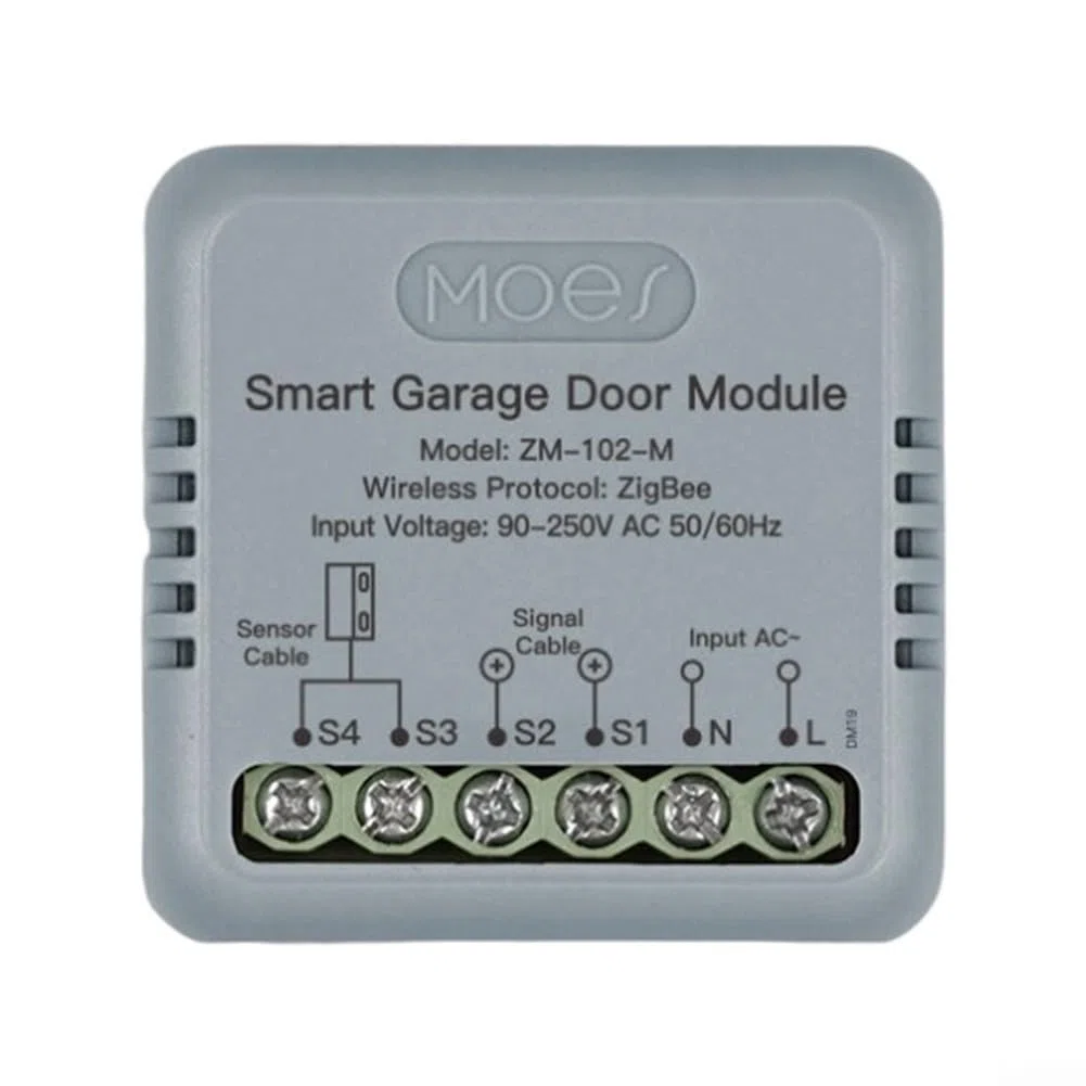 Ouvre-Porte de Garage Connecté Wi-FI, pour Smart Home Switch pour ZigBee pour Alexa pour Tuya, Smart Switch App Minuteur Commutateurs vocaux on/Off