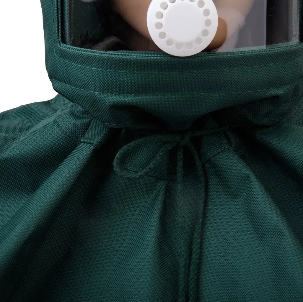 Casque Masque de Protection Anti-Vent Anti-poussière pour Sablage Sableuse