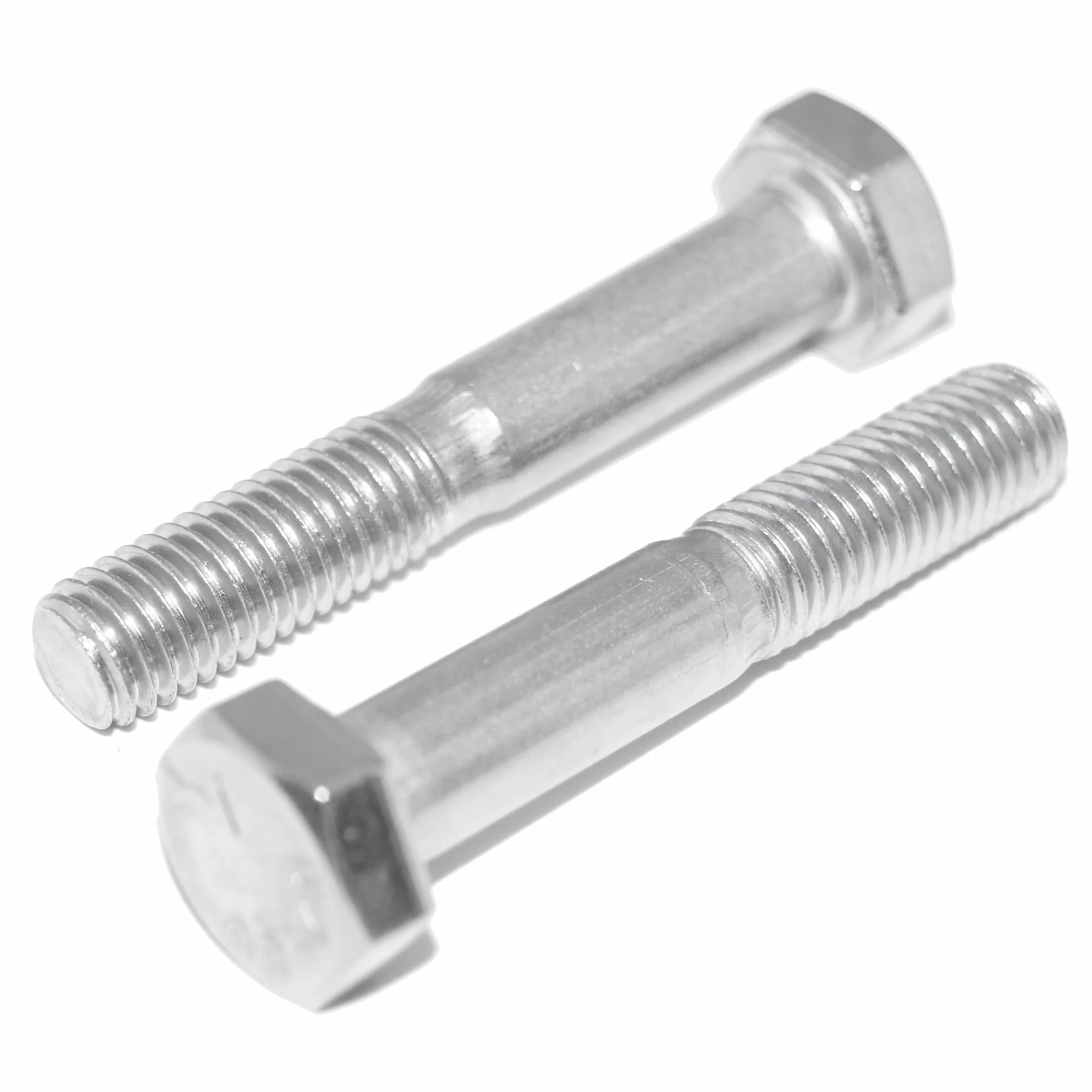 Lot de 10 vis à tête hexagonale M12X100 en acier inoxydable A2/V2A avec tige DIN 931 / ISO 4014, vis de machine