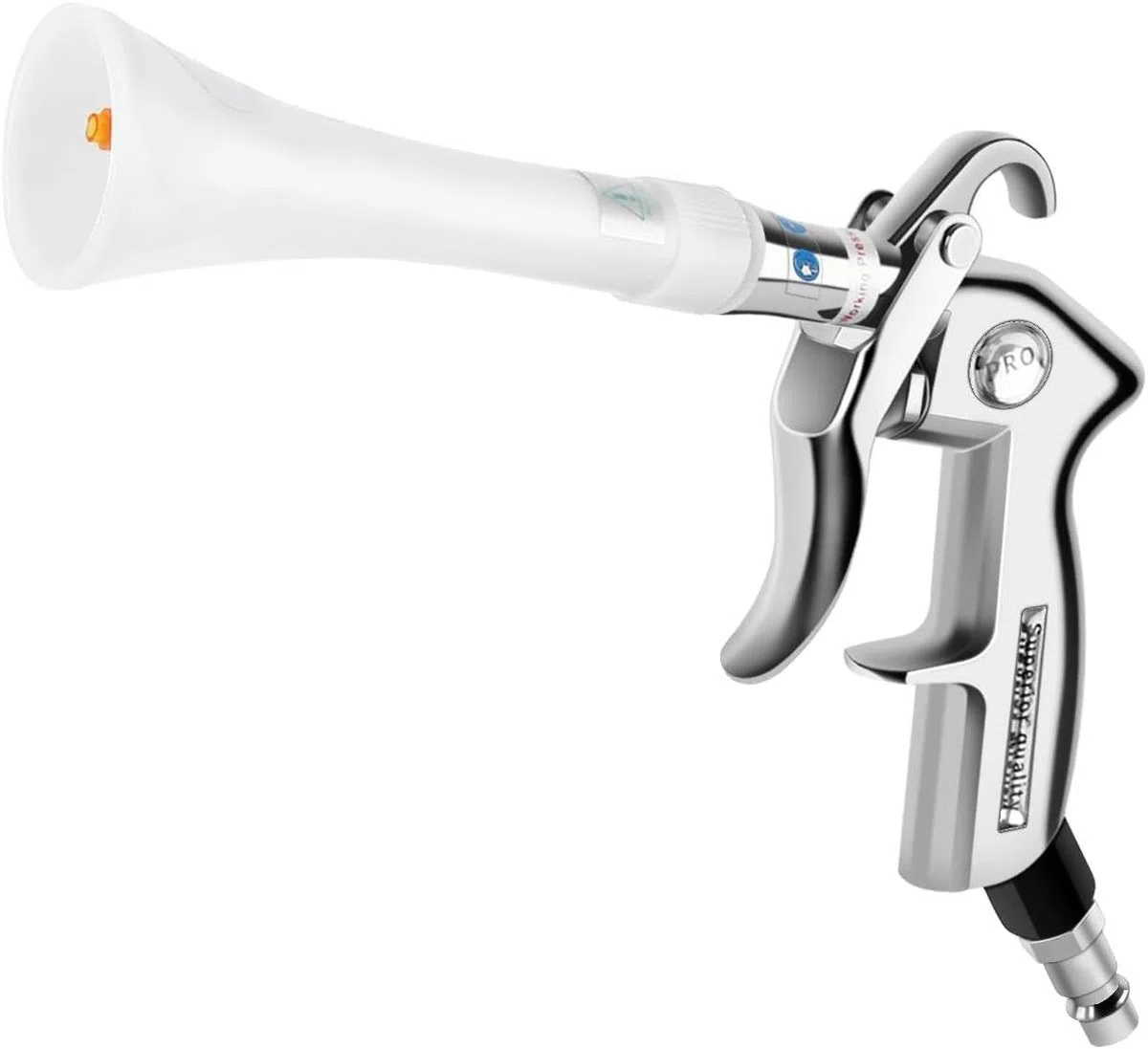 Acier inoxydable Pistolet de Nettoyage Sec, Pistolet de Soufflage à Air Comprimé, Haute Pression Sans réservoir