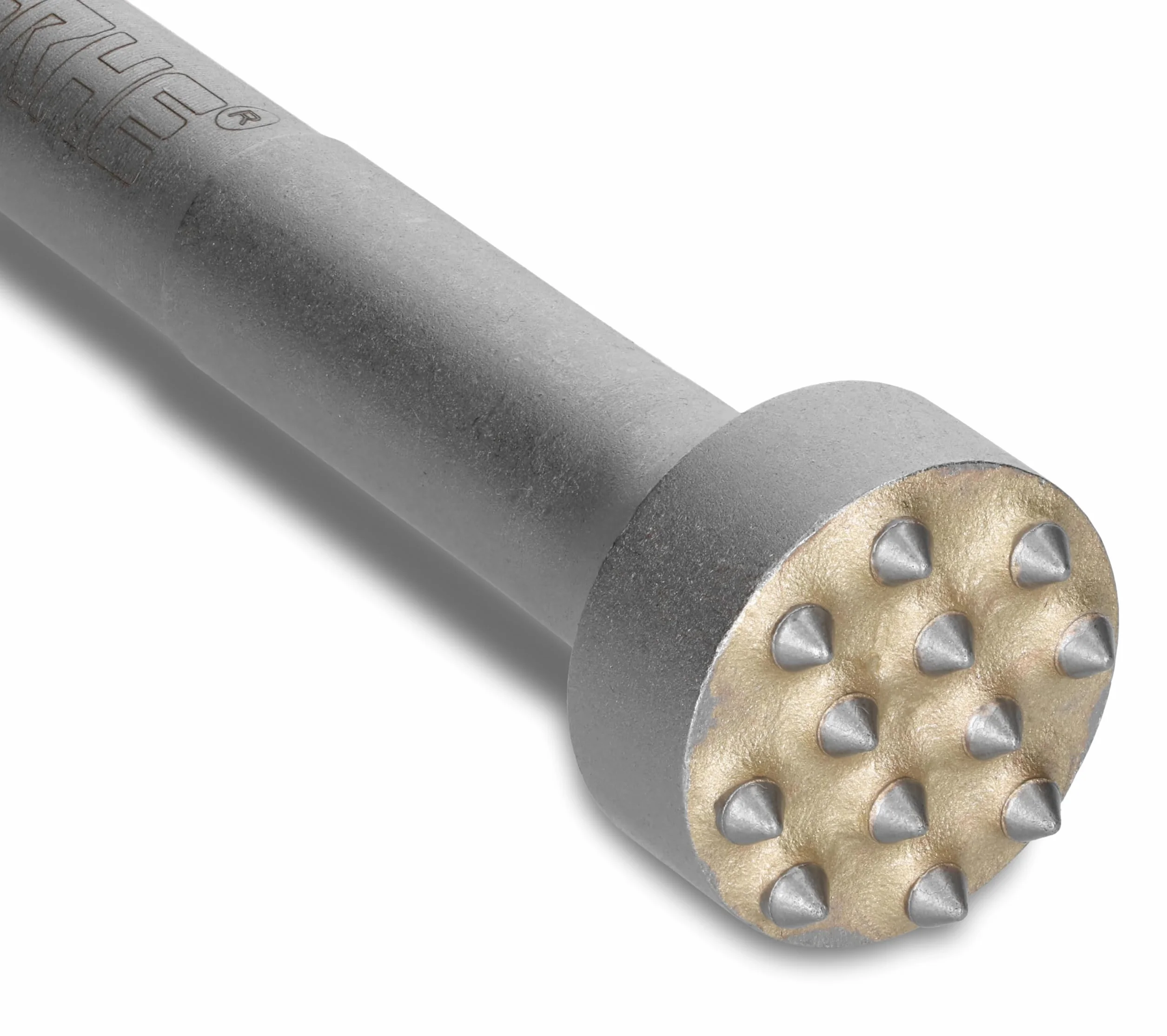 WERHE Burin de bouchardage SDS MAX 12 dents, 200 mm – Pour le traitement du béton et de la pierre