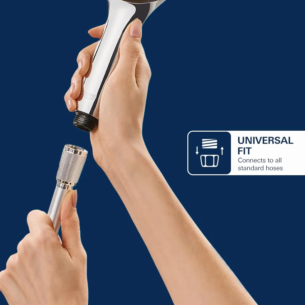 GROHE Tempesta-F Trigger Spray 30, Pommeau de Douche 1 jet avec Gâchette, Chromé, 27512001 (Import Allemagne)
