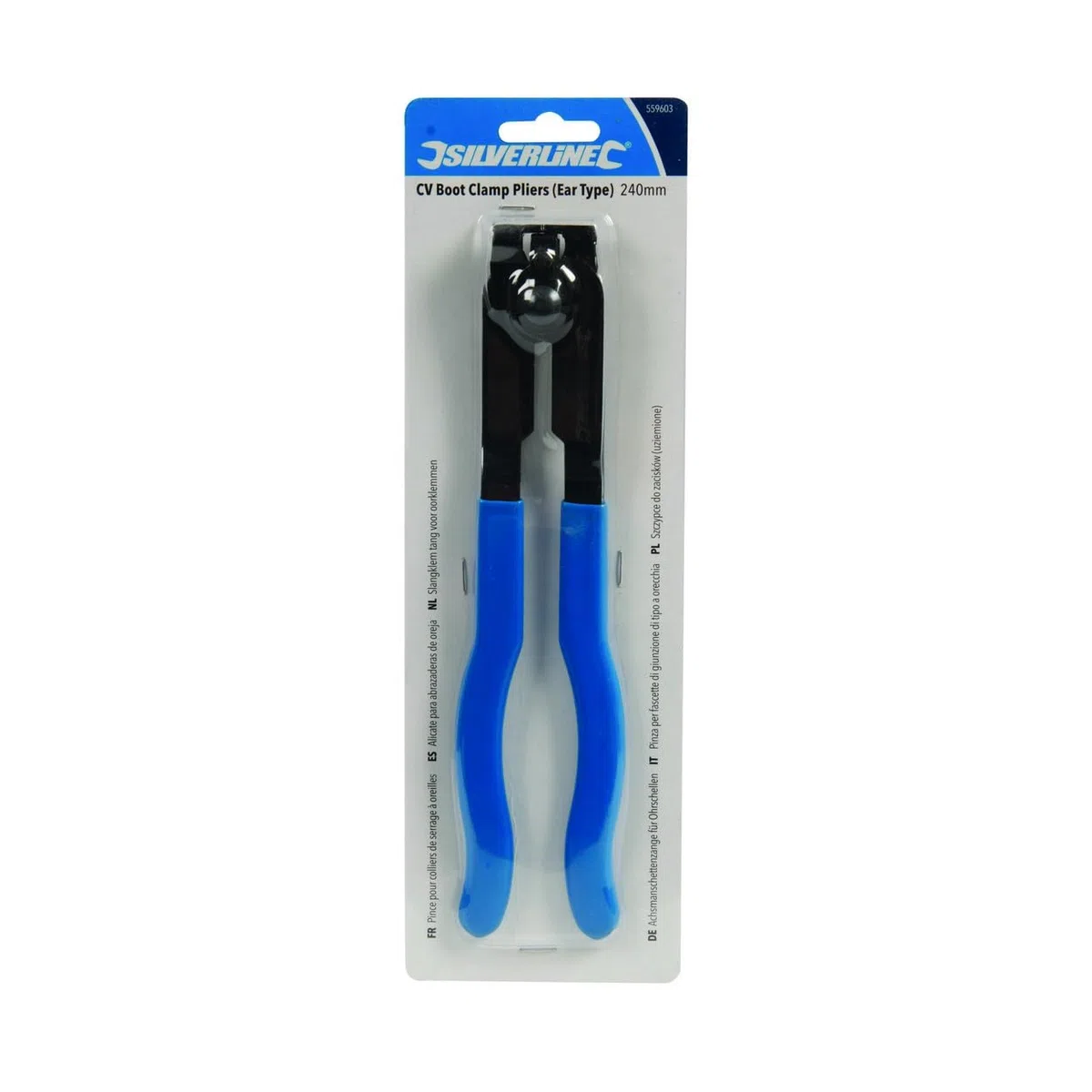 Silverline 559603 Pince pour colliers de serrage à oreilles 240 mm