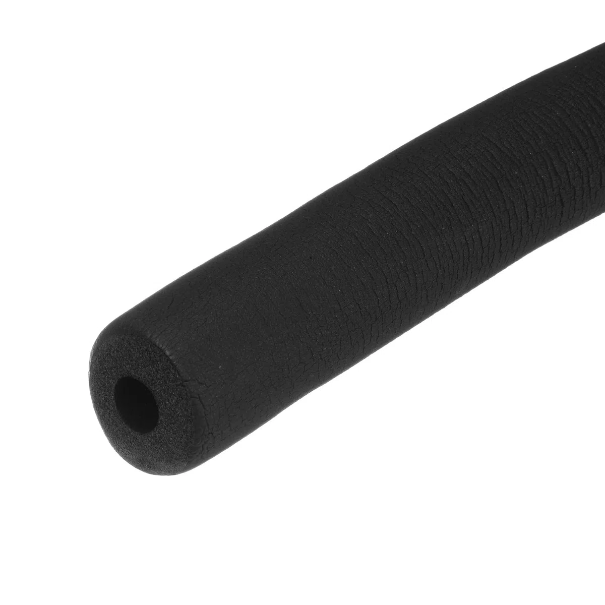 M METERXITY Tube d'Isolation en Mousse pour Tuyau, 1/2"(13mm) ID x 6.6Ft Rouleau de Protection de Tuyau, Protection de Tuyau Creux pour Unité de Climatisation/Supports de Guitare [Noir]