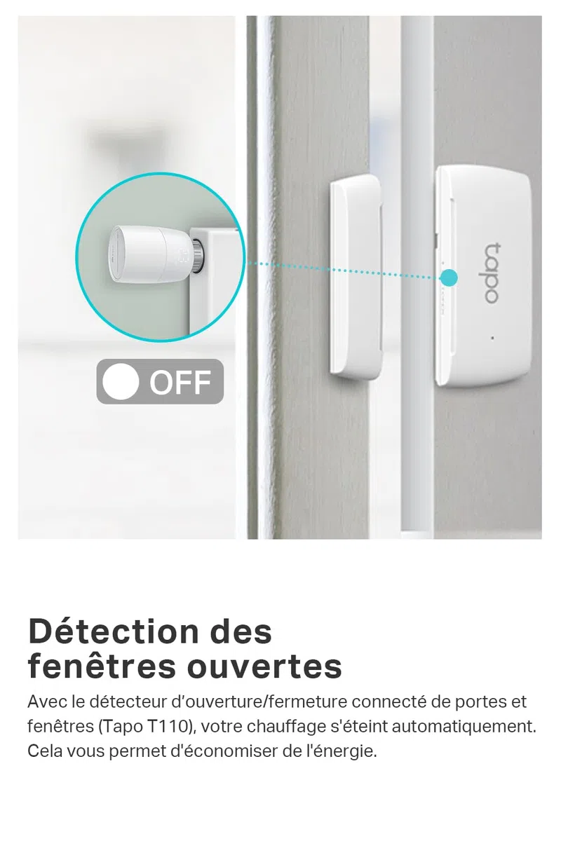 TP-Link Kasa Thermostat Connecté Matter, Compatible avec HomeKit, Alexa et Google Assistant, Réduisez vos factures et contrôlez le chauffage à distance via l'application, Kasa Hub Requis, KE100