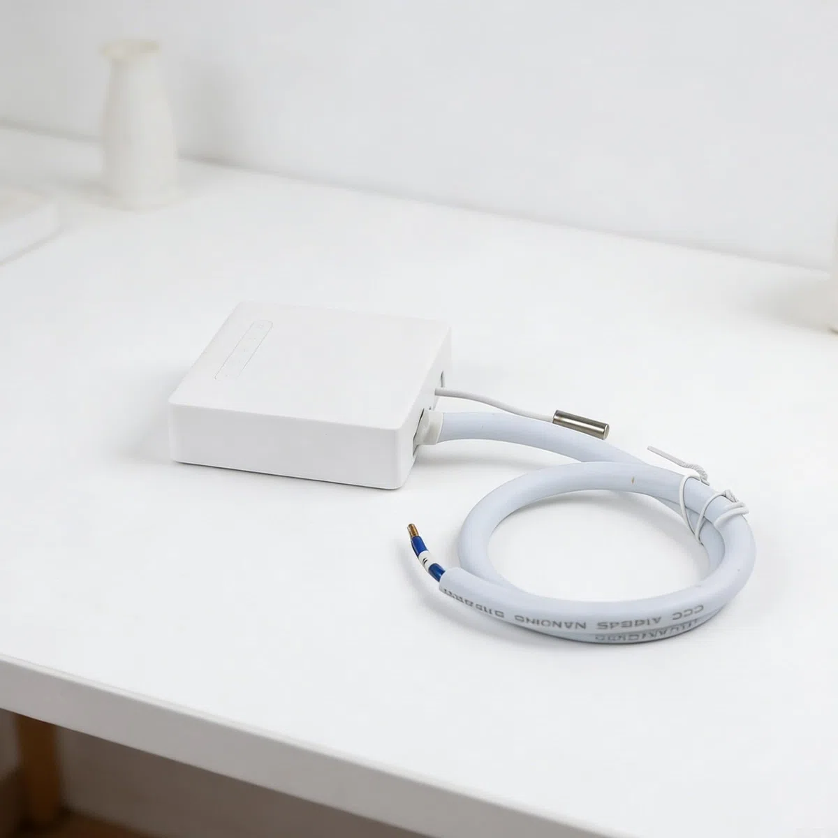 Thermostat intelligent WiFi, pour radiateur de chauffage à fil pilote, avec application de surveillance Ecowatt, commande vocale, personnalisation de la pièce, mode ECO, protection contre le gel